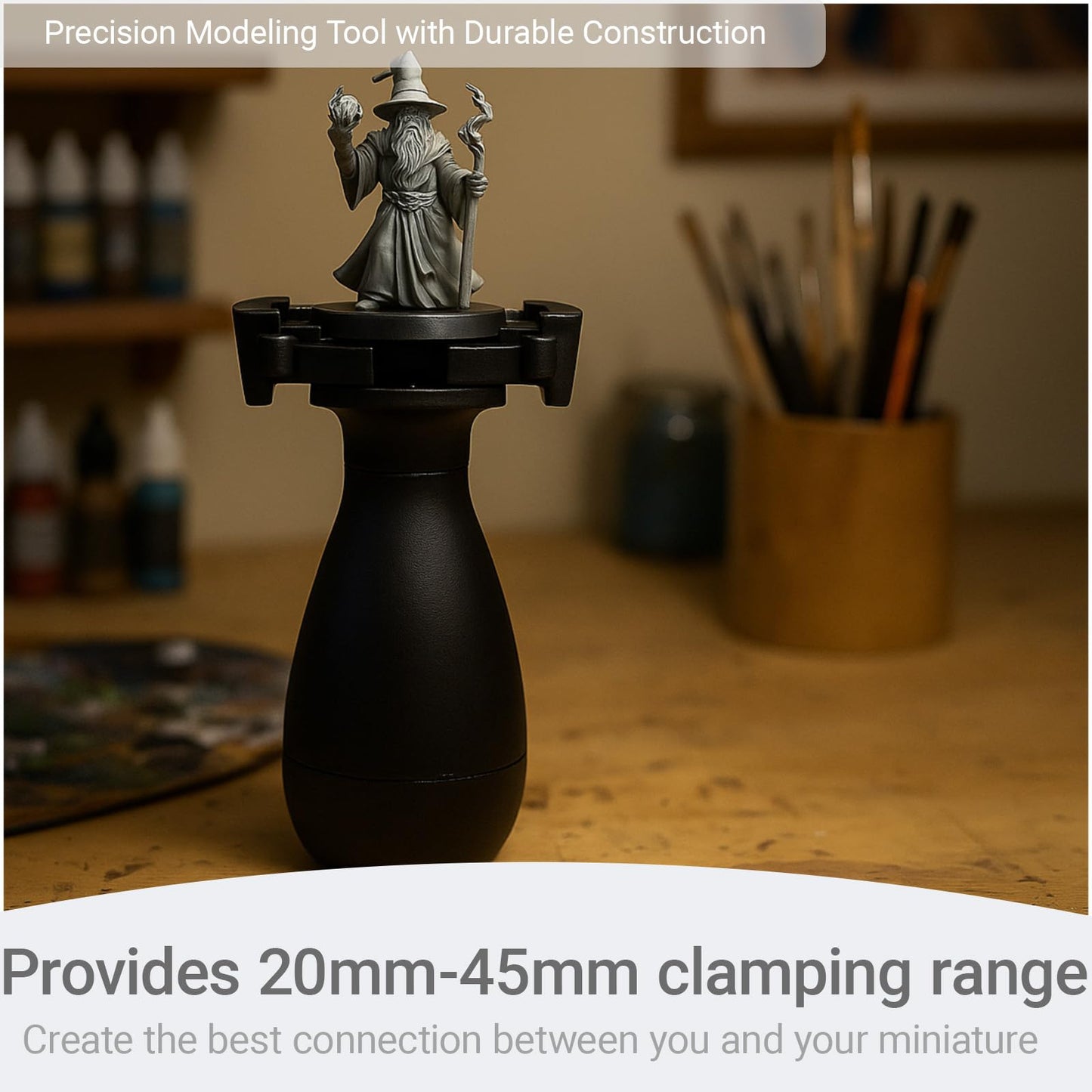 Painting Handle, Warhammer Accessories,Paint Holder for Warhammer Gifts, Miniature Painting, Miniatures, DND, Scale Model, Fantasy Figurines, War Game Accessories (Small)