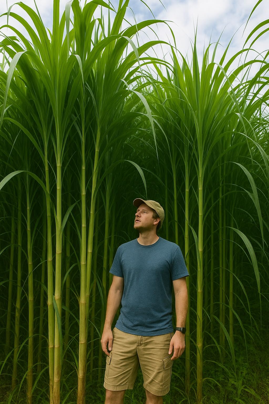 1,000 Privacy Grass Seeds for Planting - Skyscraper/Elephant Grass - Fast Growing Tall Ornamental Greens Up to 10 Feet - Dense Natural Privacy Screen - Easy to Grow (Approx 1,000 Seeds)