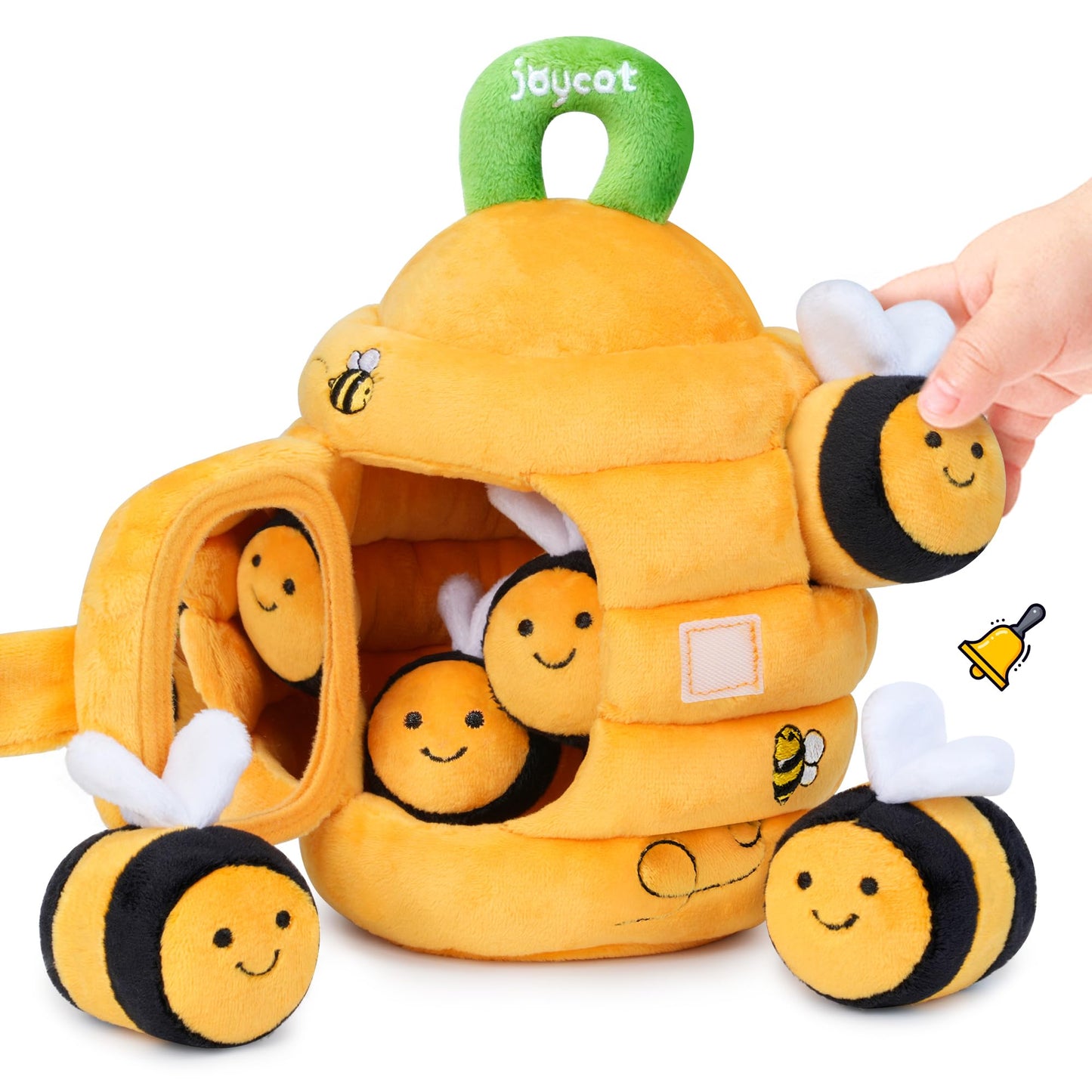 JoyCat Baby Toys 6-12 Months Farm Baby Books Toys 0-6 Months, Touch and Feel Tummy Time Crinkle Cloth Book for Infant 0-3-6-12-18 Months, Travel Toy Baby Shower Newborn Gifts for Boys Girls