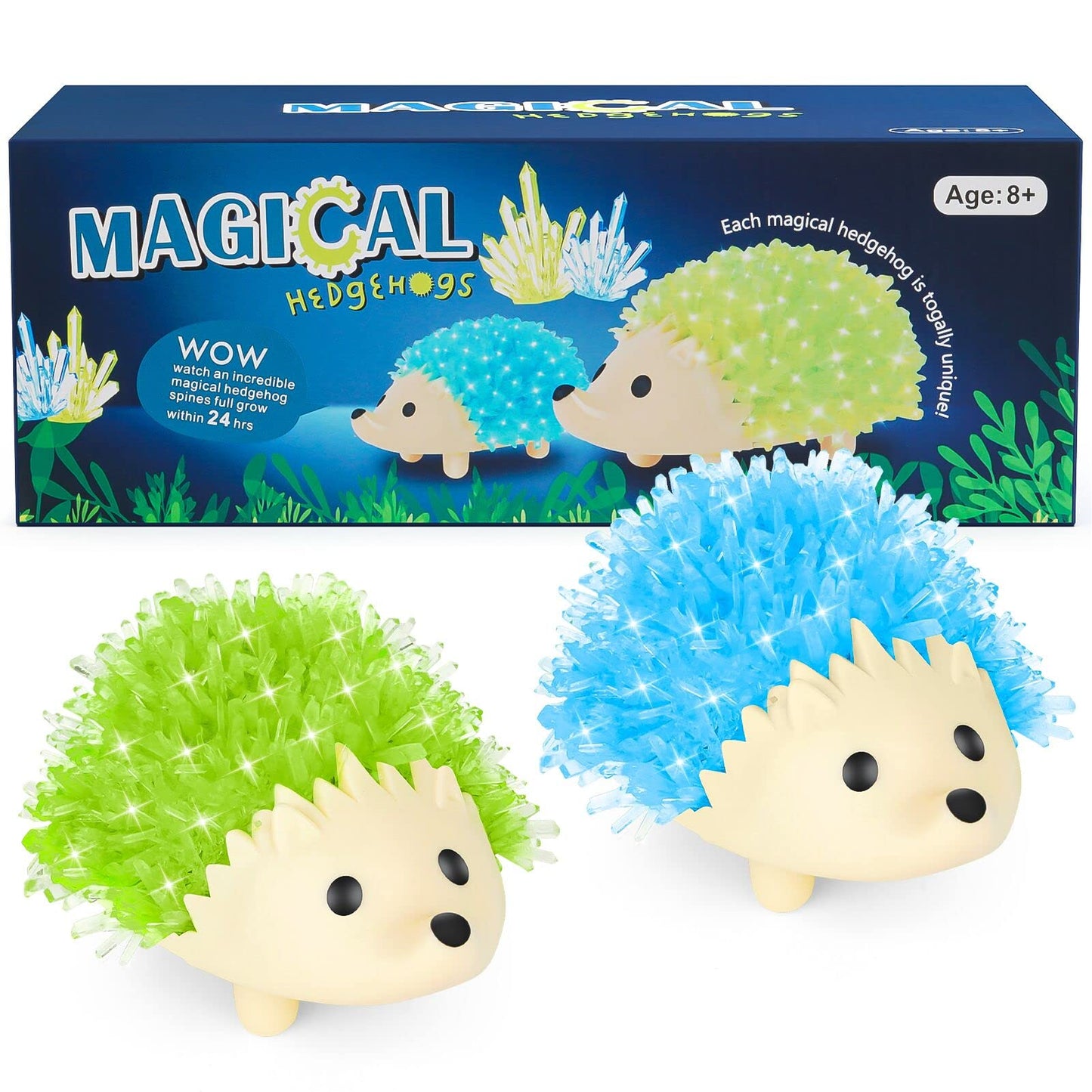 sdaymol Crystal Growing kit for Kids - Hedgehog to Grow，Science Experiments STEM Toys Crystal Science Kits for Teens STEM Gifts for Boys & Girls 8+