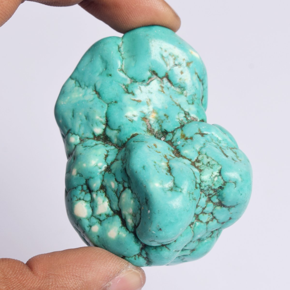 GEMHUB Healing Crystal Turquoise Approximate 540.50 Ct Egl Certified Turquoise, Rough Blue Turquoise, Natural Raw Turquoise, Protective Untreated Gemstone DP-614