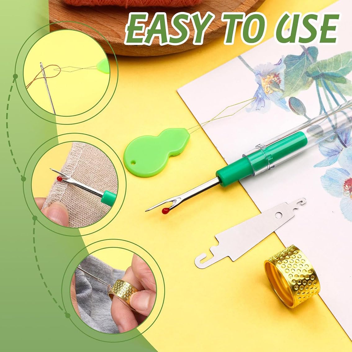 Sewing Kit for Adults,with Heavy Duty Fabric Tailor Scissors, 233 Pcs Newly Upgraded Hand Travel Sewing Kit Professional Needle and Thread Kit, Portable Sewing Supplies for Travel Home Beginners