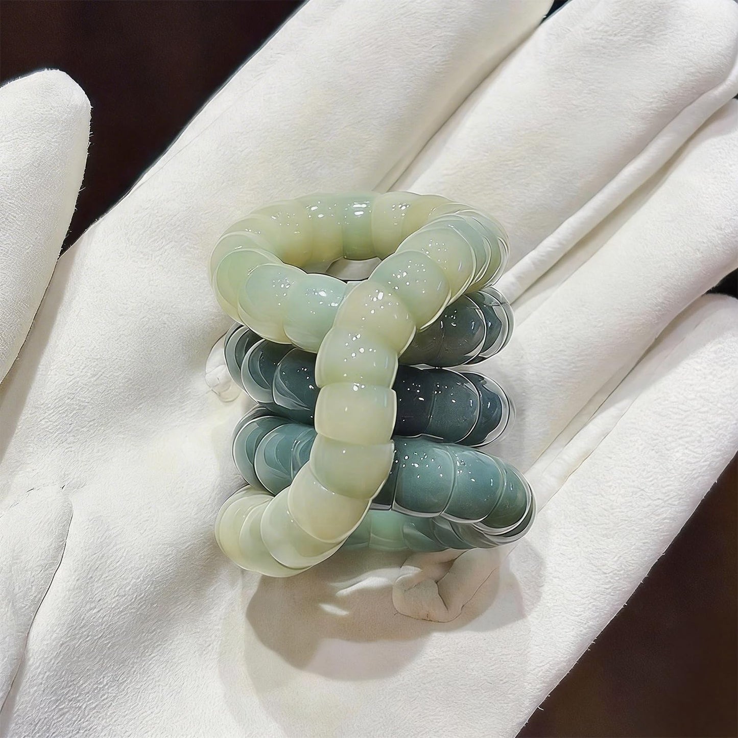 Your Always Charm Anxiety Relief Items Fidget Bracelet - Natural Bodhi Seed Anxiety & Stress Relief Bracelet, Calming Jewelry for Women & Men, Zen Healing Stretch Beaded Bracelet, Protection & Focus