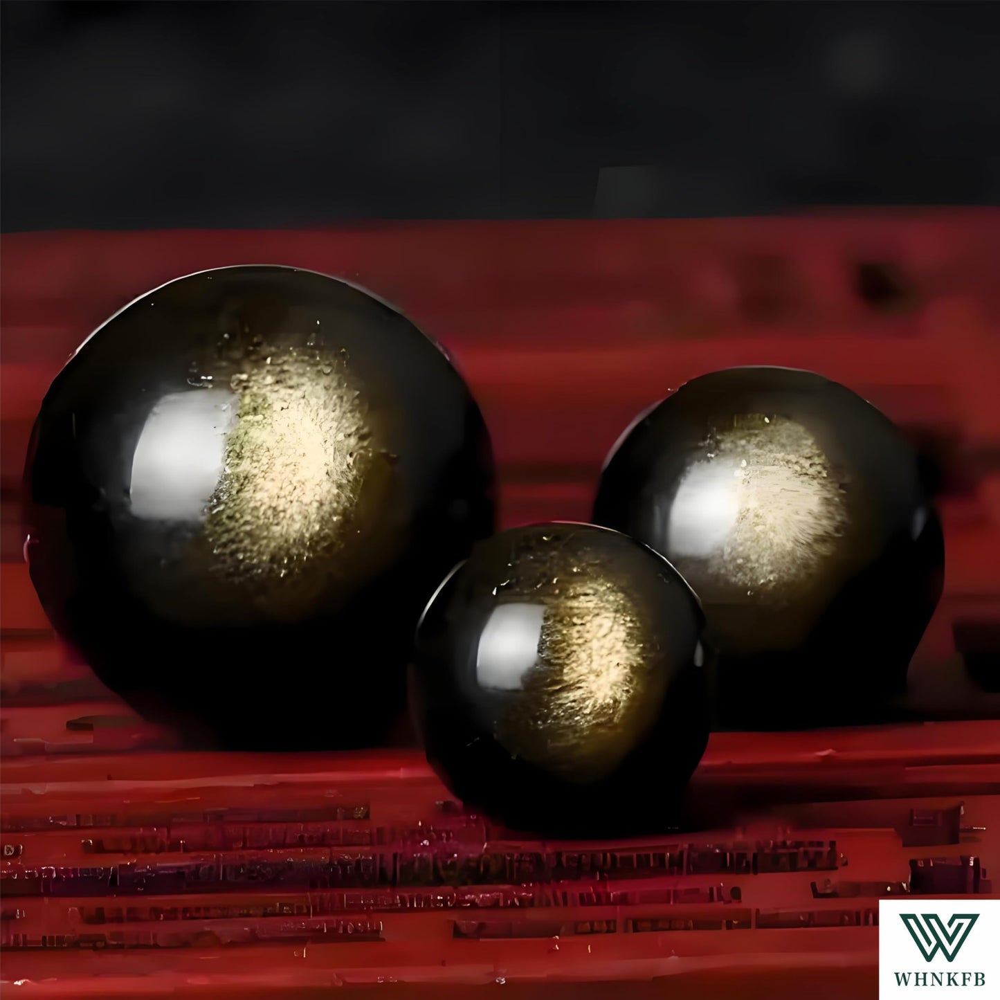 WHNKFB 8mm 50PCS Natural Gold Sheen Obsidian Round Beads, Metallic Luster Loose Gemstone Beads for Jewelry Making Craft - 4mm 6mm 8mm 10mm Options with Free Elastic Cord