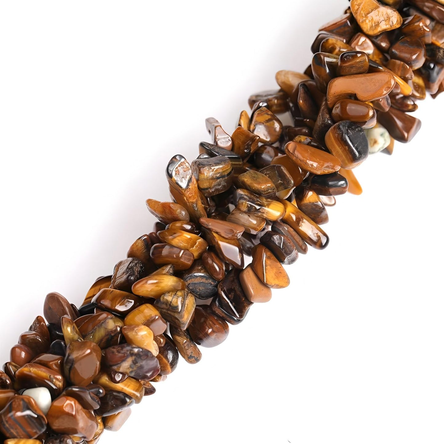 Natural Chip Stone Beads 450pcs Yellow Tiger Eye Chips 5-8mm Genuine Real Irregular Healing Crystal Rocks Hole Drilled DIY Loose Gemstone Beads for Jewelry Making Bracelet Earrings Necklace Crafting