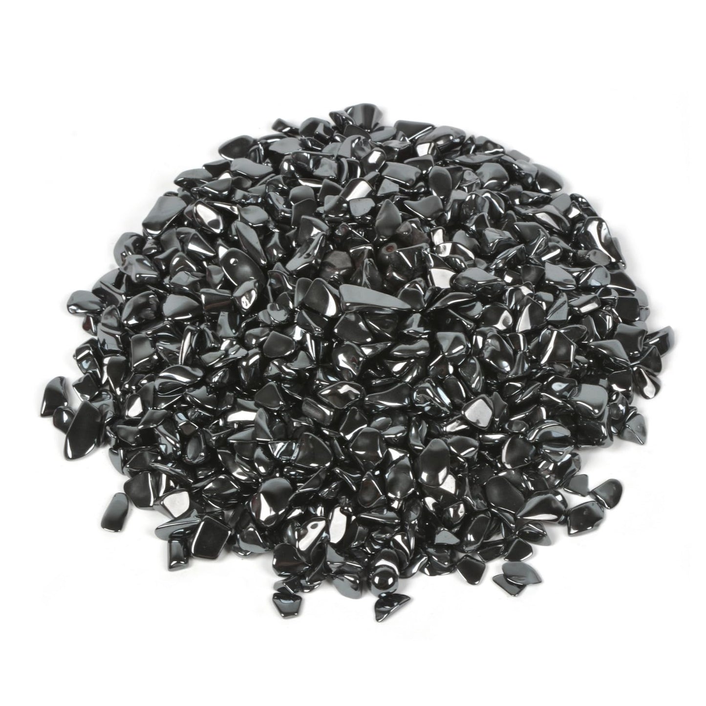 Hematite Polished Chips Crushed Tumbled Stone Crystal Healing Embellishments 100 grams