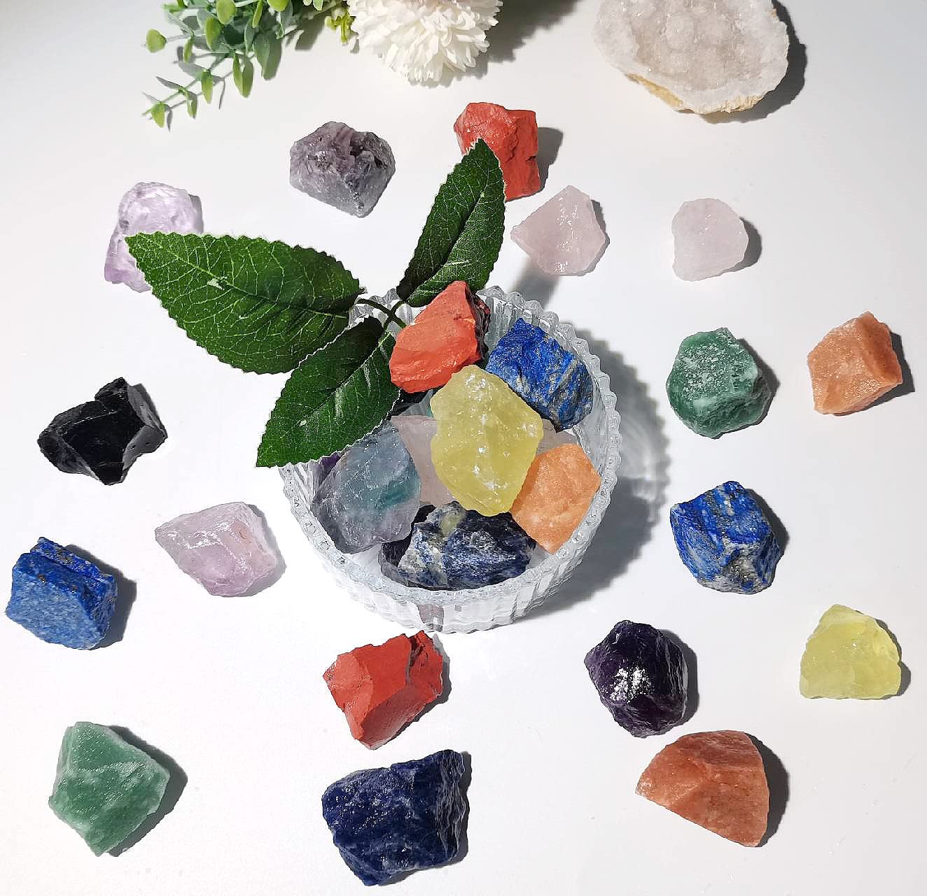 QINJIEJIE 0.9Lbs Lapis Lazuli Raw Crystals Natural Rough Stones Bulk Large 1" Rocks Reiki Gemstones Indoor Garden Fountain Rocks for Tumbling Cabbing Polishing Wire Wrapping Wicca Decoration