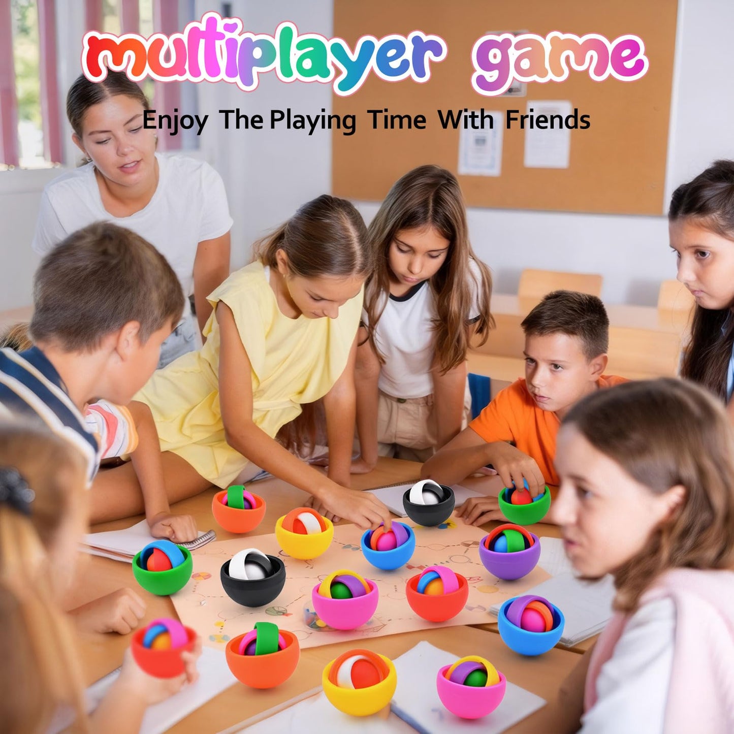 Fidget Toys Adults Pack, 24PCS Fidget Spinner Set for Kids, Autism Sensory Toys Christmas Stocking Stuffers Party Favors, ADHD Stress Relief Finger Toys, Gift for Boys Girls Teens Birthday