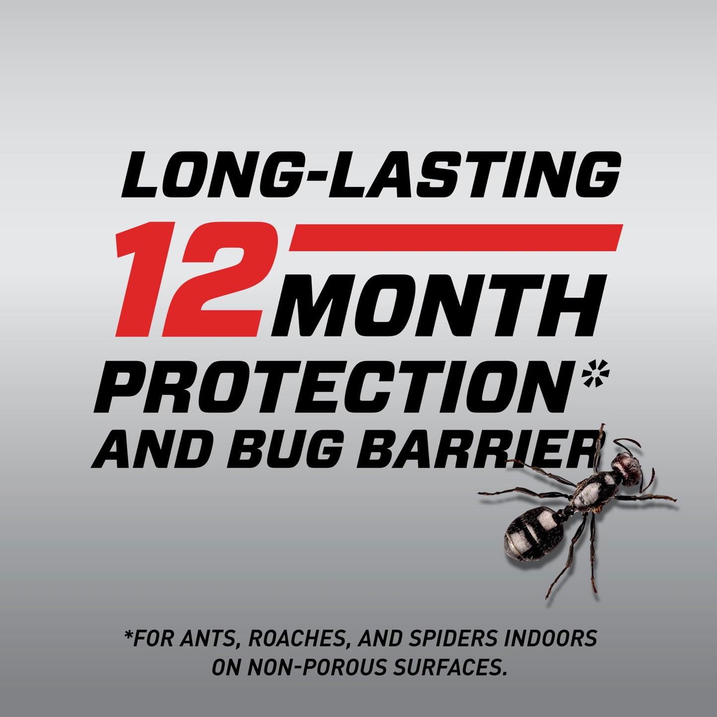 Ortho Home Defense Max Indoor Insect Barrier Battery-Powered Sprayer - Ready-To-Use Indoor Bug Spray, Kills Ants, Roaches, Spiders, Fleas and Ticks, 1.5 L