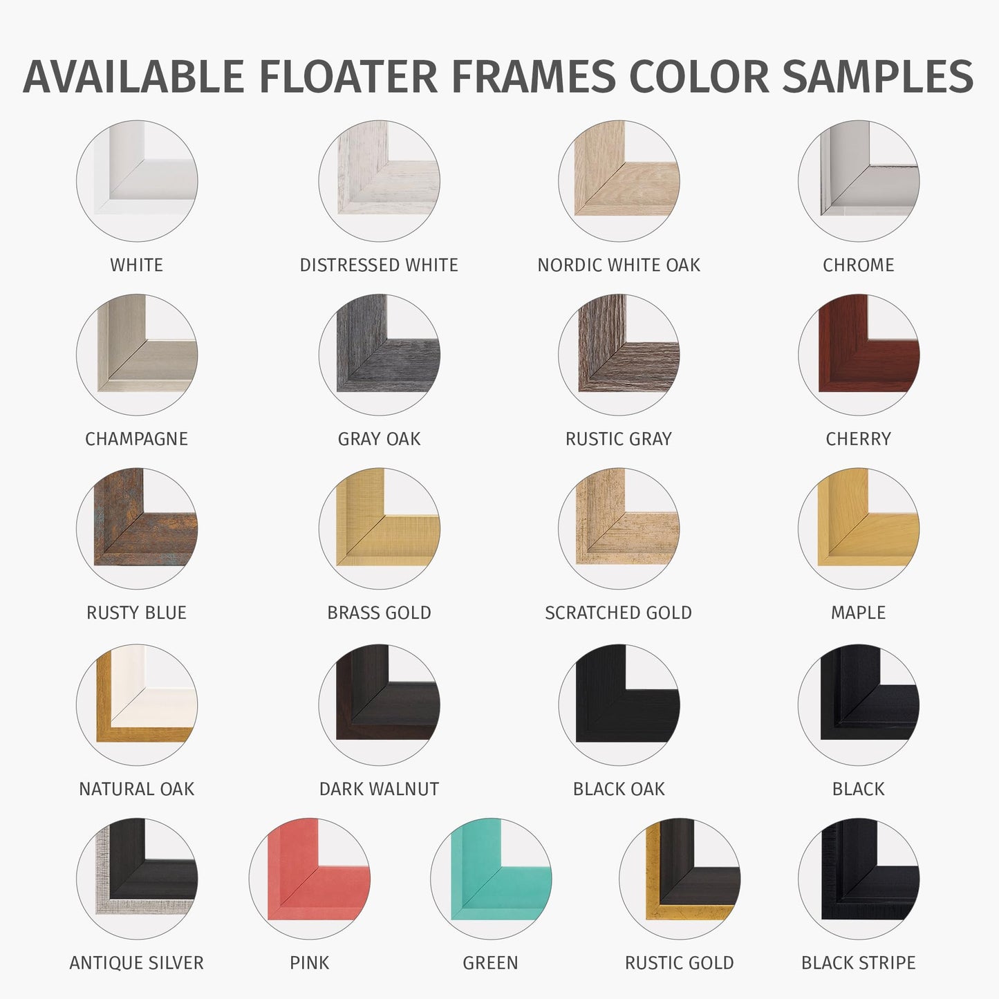 Pixy Canvas Floater Frame 8x10 for 1-1/2 (1.5) inch Deep Canvas Paintings/Canvas Prints/Wood Canvas Panels/Wall Art/Wall Decor/Home Decor/Artwork (Antique Silver, 8 x 10 inch, Portrait)