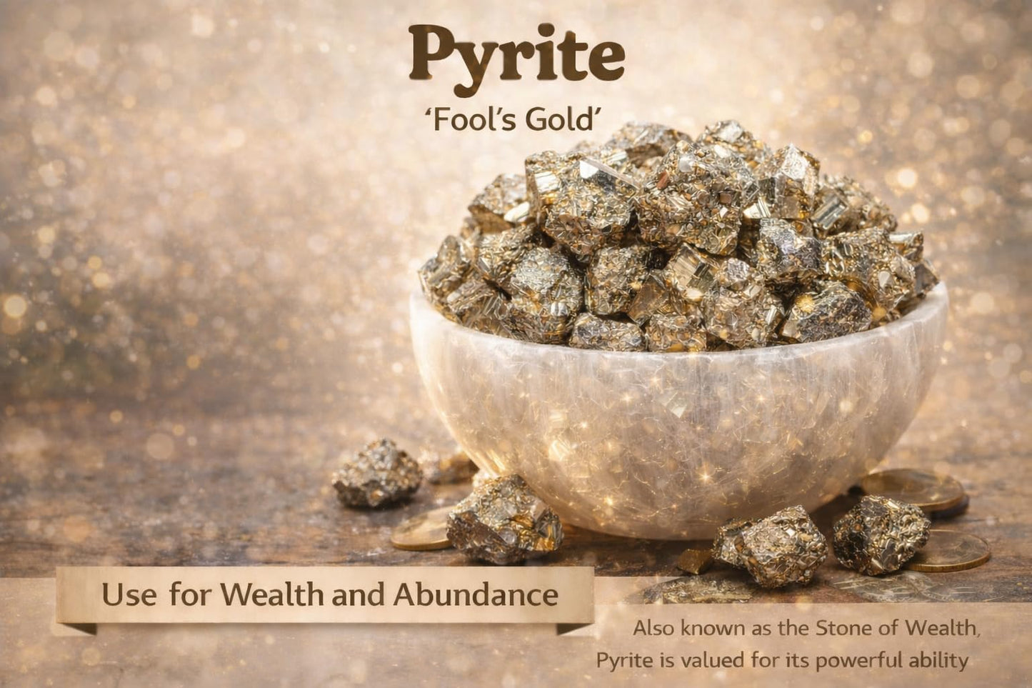 Natural Raw Pyrite Crystal Cluster – Stone of Prosperity & Confidence – Healing Crystal for Meditation, Yoga, Reiki, Chakra Balancing & Home Office Decor – Energy Manifestation Mineral