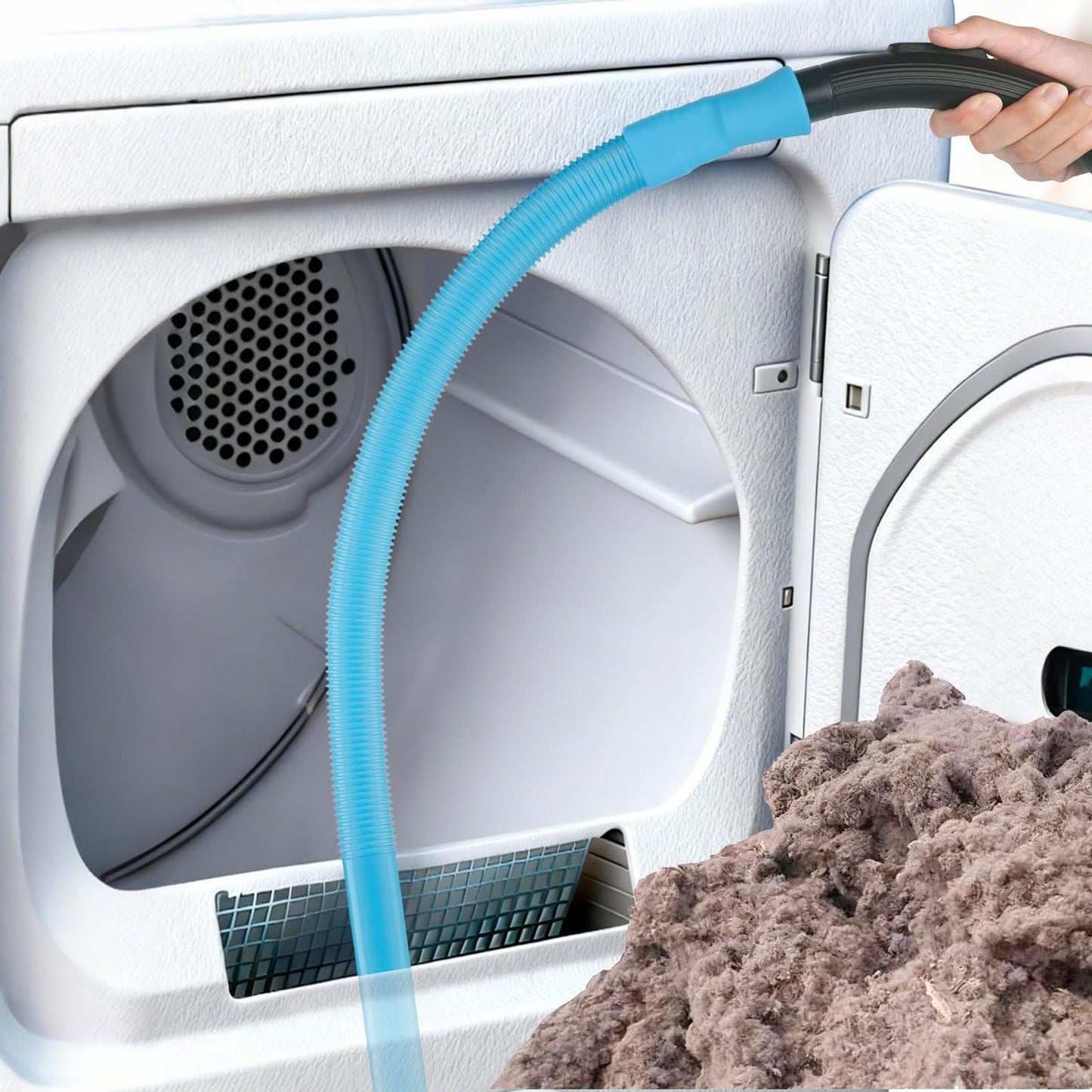 4 Pieces Dryer Vent Cleaner Kit‌ with ‌Lint Brush‌ – Professional ‌Dryer Vent Brush‌, ‌Flexible Cleaning Tools‌ for ‌Lint Trap‌, ‌Appliance Brush‌ & ‌Dryer Filter‌