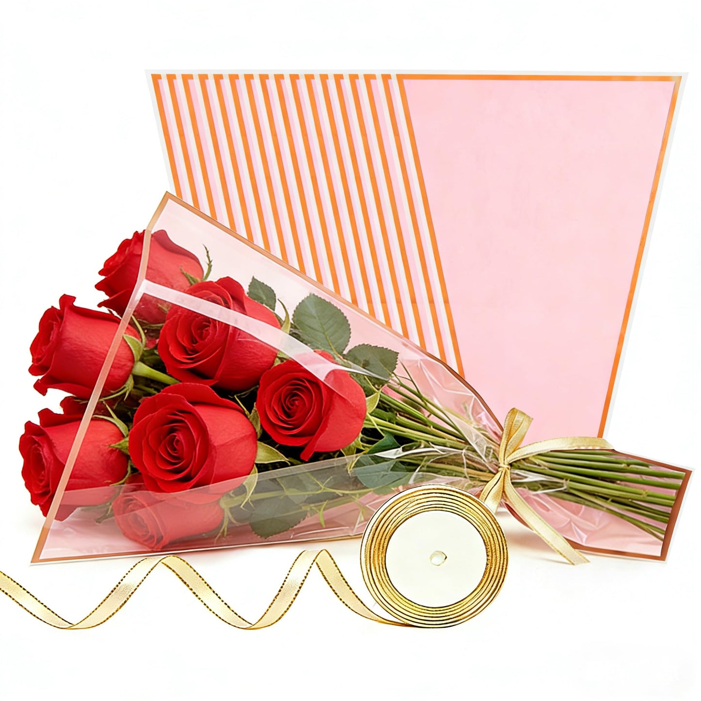 JLXWQXSE 150 PCS Flower Bouquet Bags, 17x 11 Inch Plastic Floral Wraps Sleeves for Bouquets, Flower Packaging Bags for Florist Supplies Flower Bar Wedding Birthday Mother’s Day