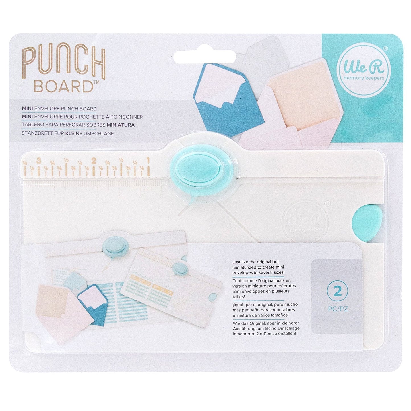 We R Memory Keepers Mini Envelope Punch Board