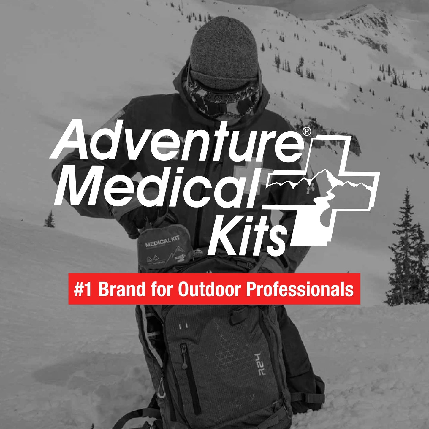 Adventure Medical Kits Mountain Series Medical Kit (Day Tripper Lite) - 59 Pieces, blue/orange, one size (0100-1000)