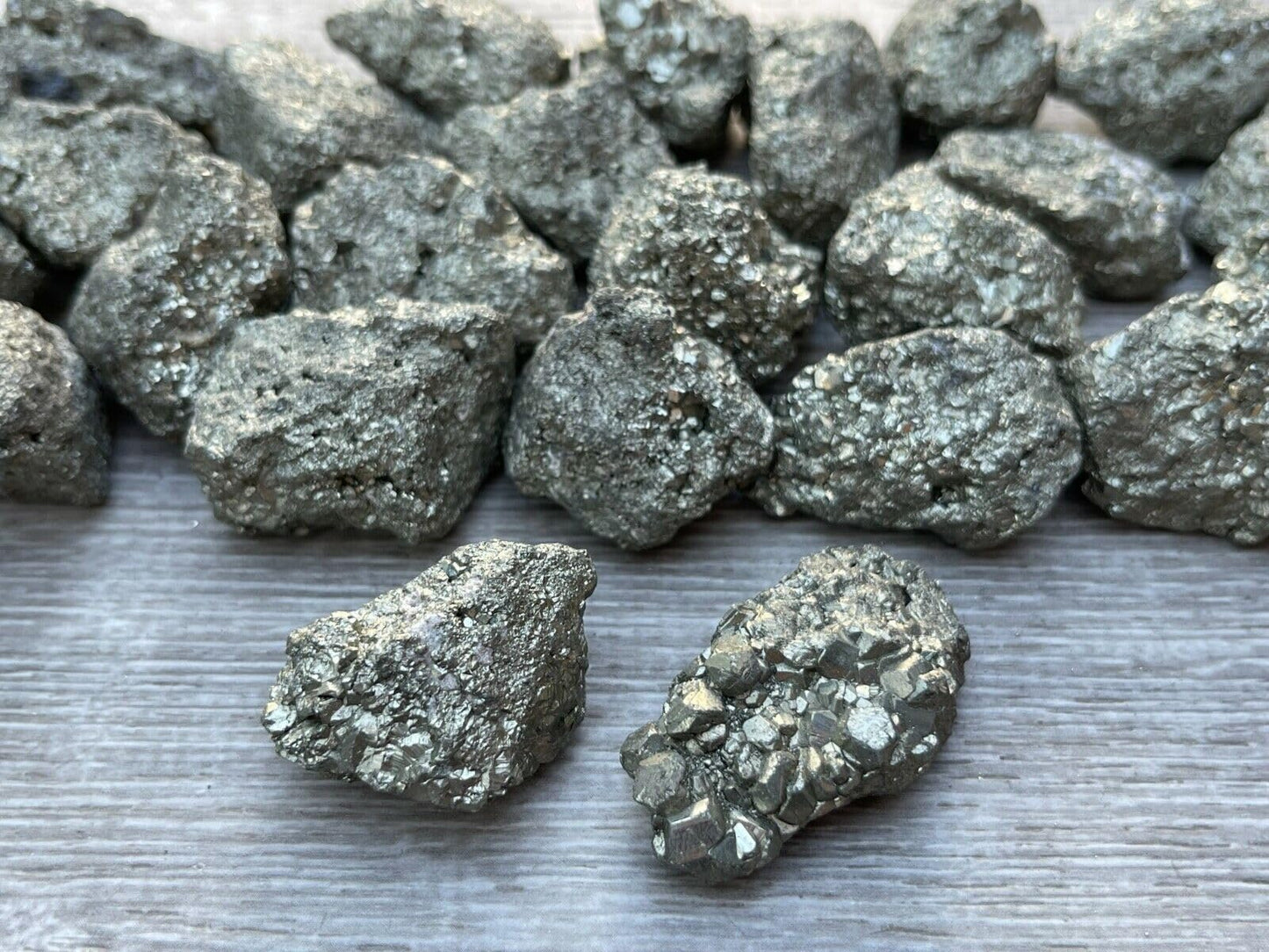 GAF TREASURES Wholesale Raw Pyrite Crystals, Natural Pyrite Stone, Natural Rough Pyrite Crystals, Pyrite Rough, Pyrite Healing Crystals (Pyrite, 0.5 Pound)