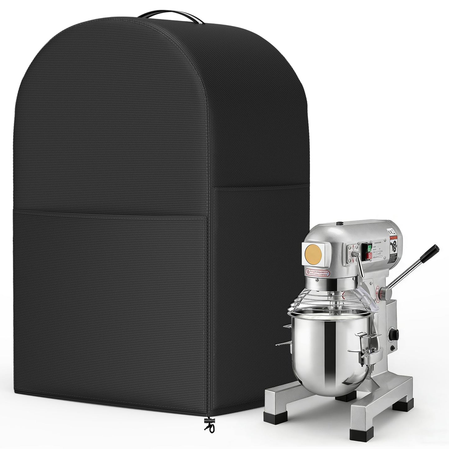 COSHNIBI Commercial Food Mixer Cover,Fits for 15QT Food Mixer,420D Waterproof & Dustproof Commercial Stand-Mixer Cover with Pocket