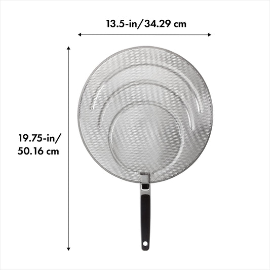 OXO Good Grips Stainless Steel Splatter Screen with Folding Handle