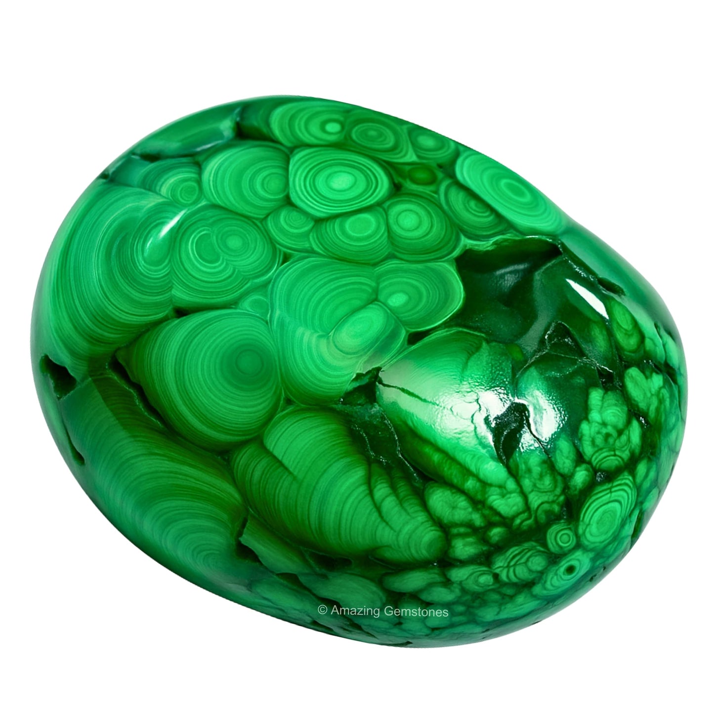 Amazing Gemstone Malachite Crystals and Healing Stones - Large Palm Stone Crystals Piedra - Crystal for Good Luck, Balanced Positive Energy, Meditation - Unique Stocking Stuffers, Gifts for Women