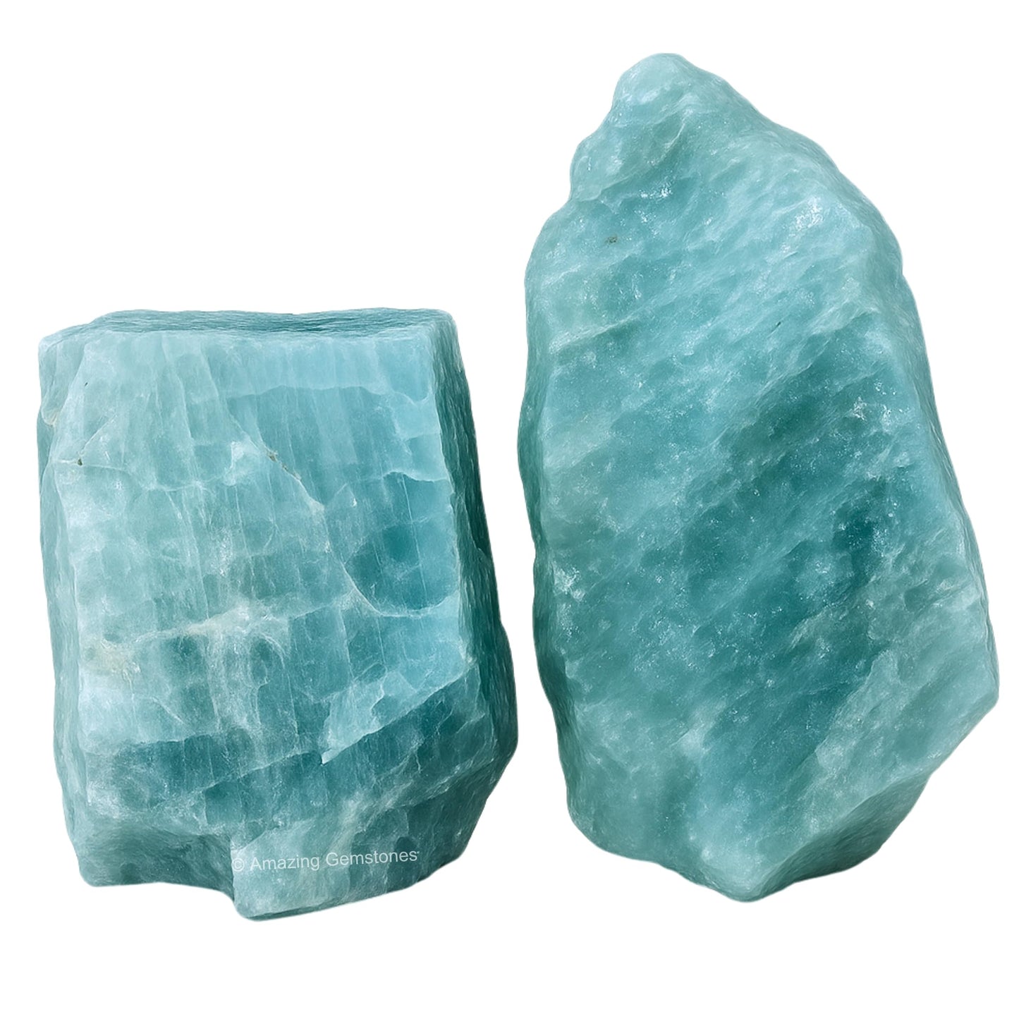 Amazing Gemstone Aquamarine Raw Crystals and Healing Stones, Natural Rocks for Tumbling and DIY Raw Stones and Crystals (1 Piece)