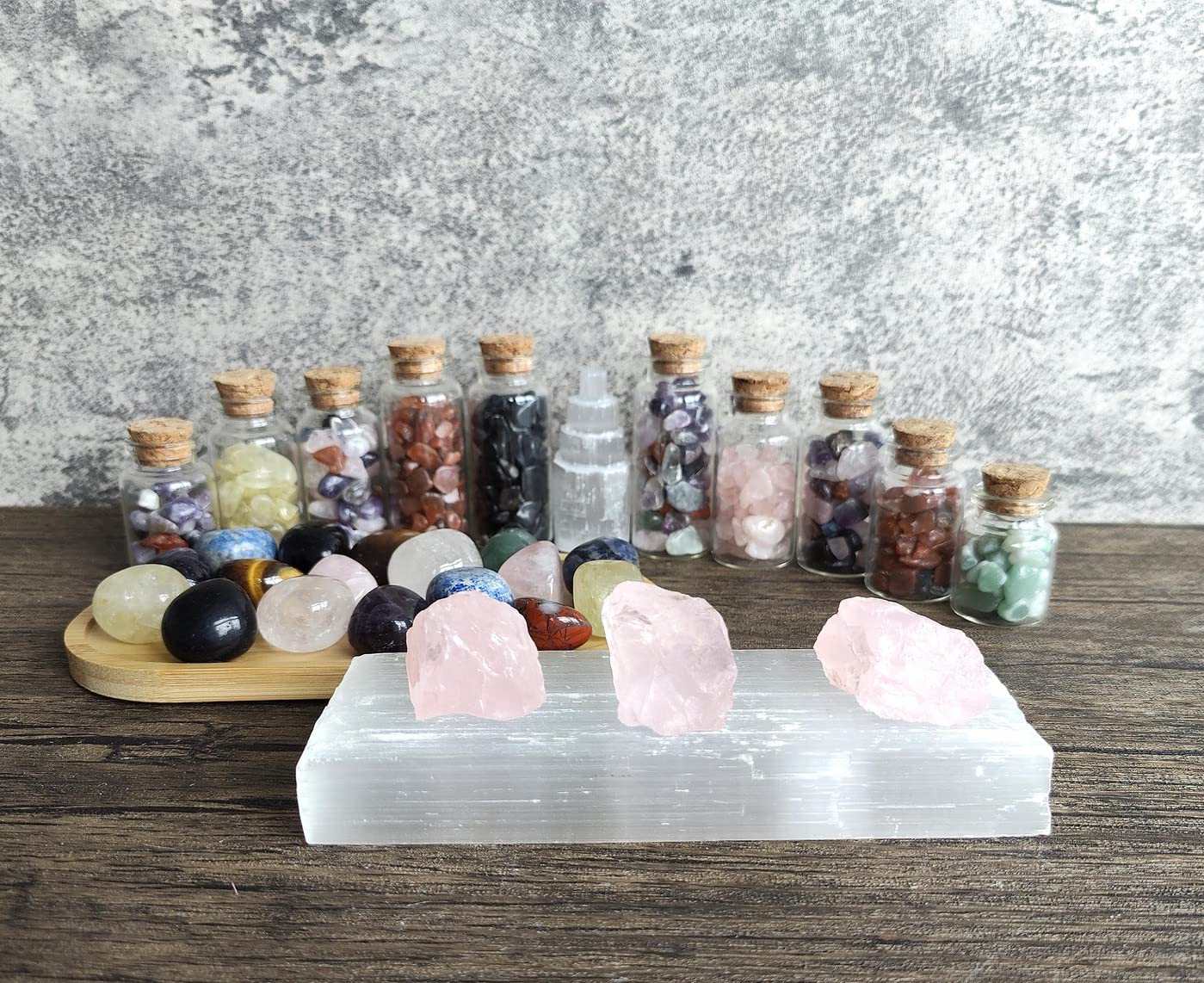 MAIBAOTA Natural Rose Quartz Crystals Bulk Raw Healing Crystal Stones 1" Raw Rough Gemstones Rocks for Tumbling Polishing Cutting Reiki Witch Quartz Crystals