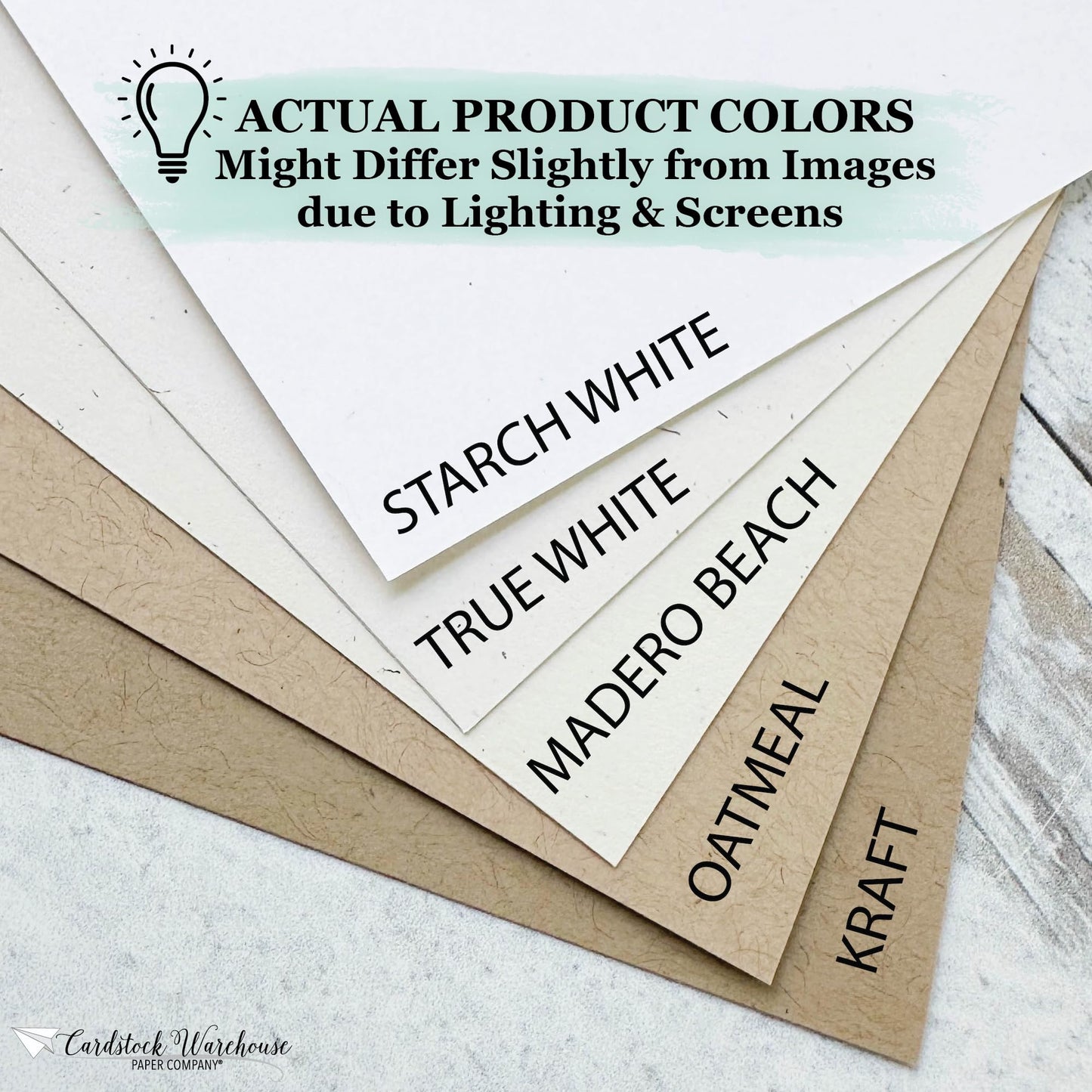 Cardstock Warehouse Speckletone Madero Beach Sand Card Stock Paper – 25 Sheets, 12 x 12", 80 lb/215 gsm – 100% Recycled, Premium Matte Finish for Cardmaking, Scrapbooking, Crafts & DIY Projects