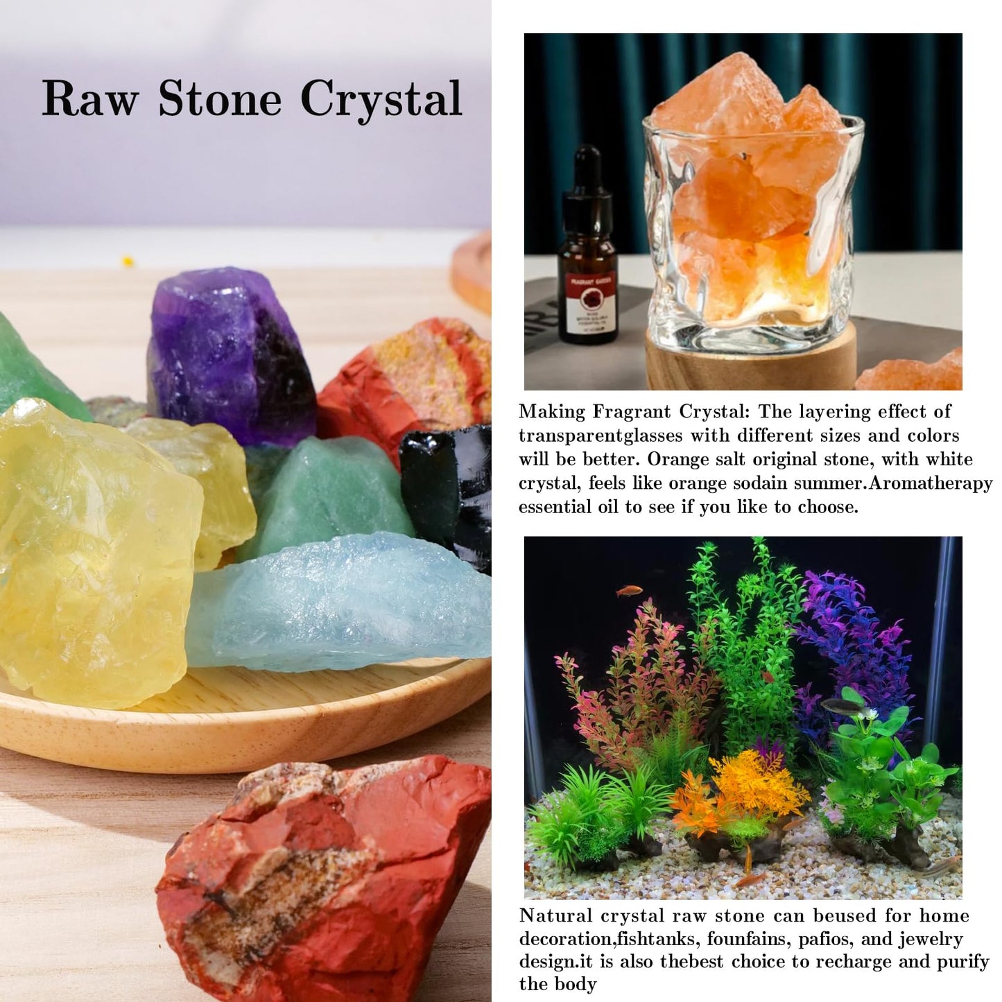 Apengshi Green Aventurine Raw Crystals 2PCS Natural Rough Rocks Healing Crystal and Stones DIY Raw Stones Meditation Fountain Garden Home Decor