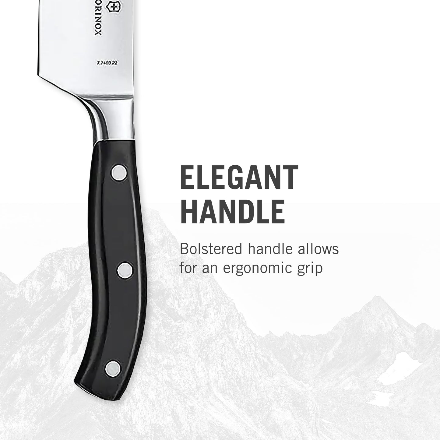 Victorinox Grand Maitre 9 Inch Forged Chef's Knife - Black Handle