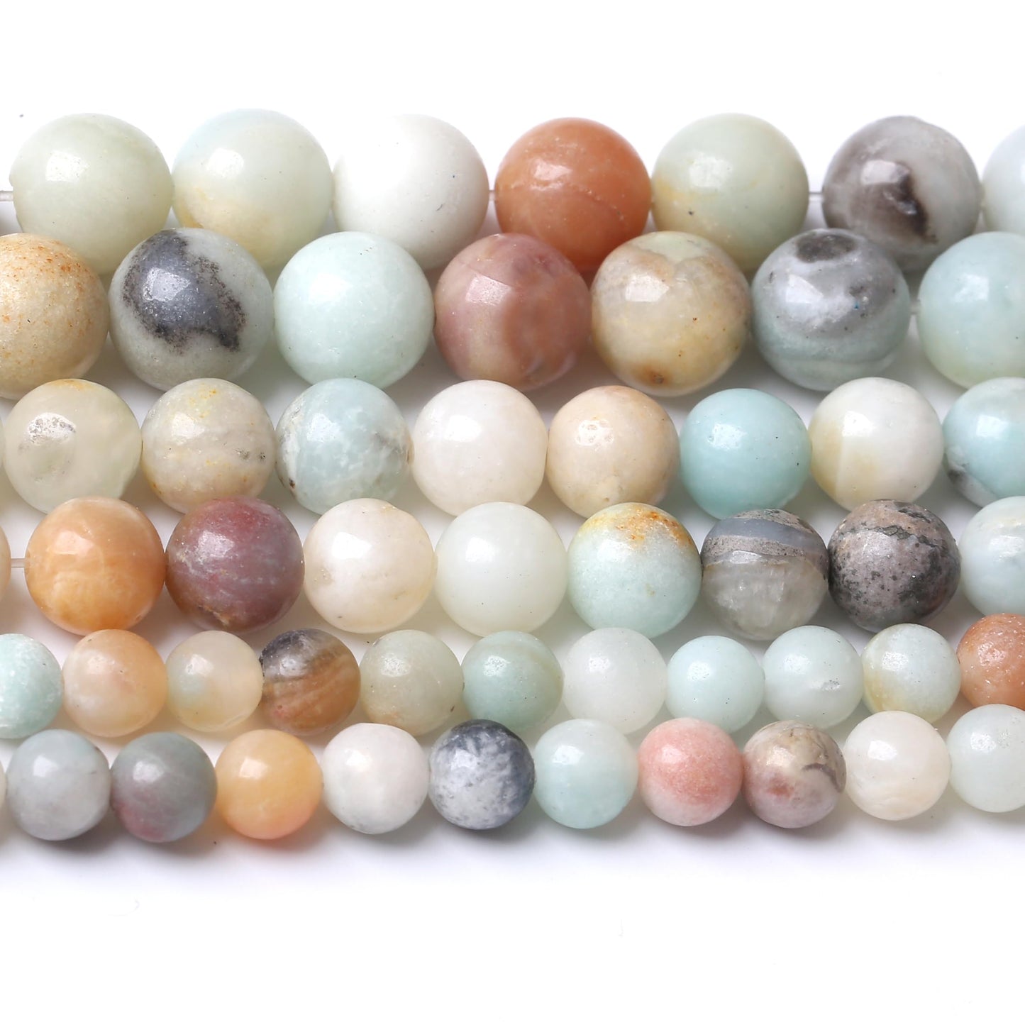 10MM 35PCS Fancy Stone Beads for Jewelry Making DIY Craft Gemstone Beads Kit Smooth Healing Crystal Beads for Bracelets, Necklaces