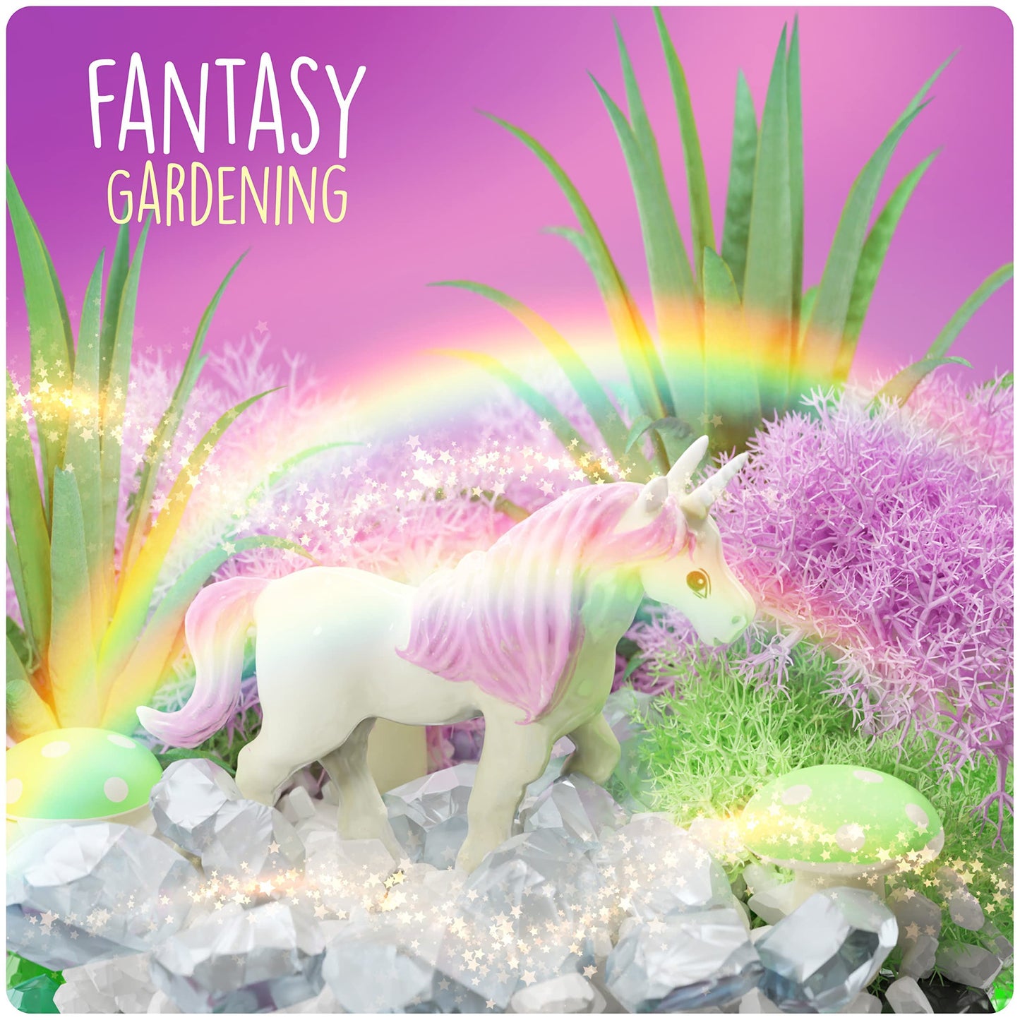 Dan&Darci Light-Up Unicorn Terrarium Kit for Kids - Kid Birthday Gifts - Best Unicorn Toys & Activities Kits Presents - Arts & Crafts for Girls & Boys Age 4 5 6 7 8-12 Year Old Girl Gift