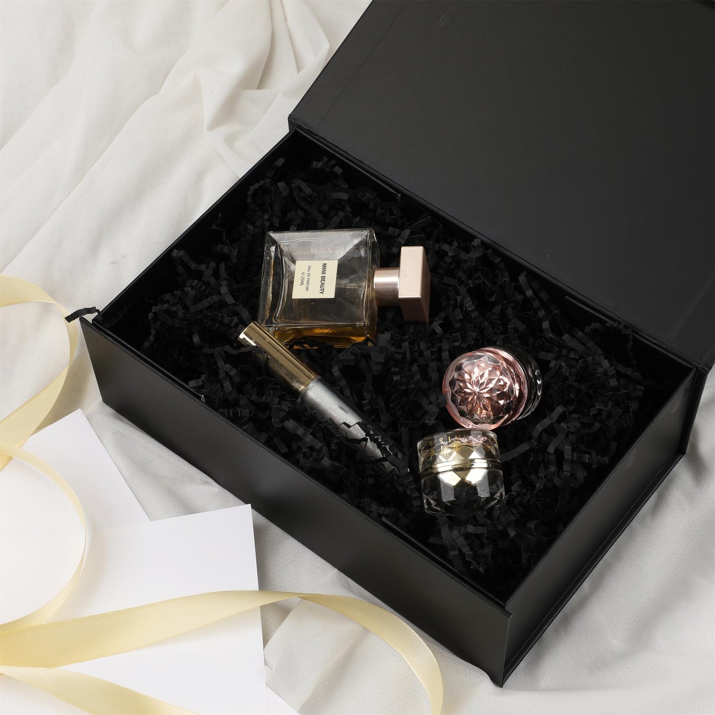 MUMUPACK 15 Pack Magnetic Gift Box With Lid 9.5x6x3,Black Gift Boxes Bulk,Luxury Bridesmaid Proposal Box,Small Magnetic Closure Box Boxes For Presents,Wedding,Business