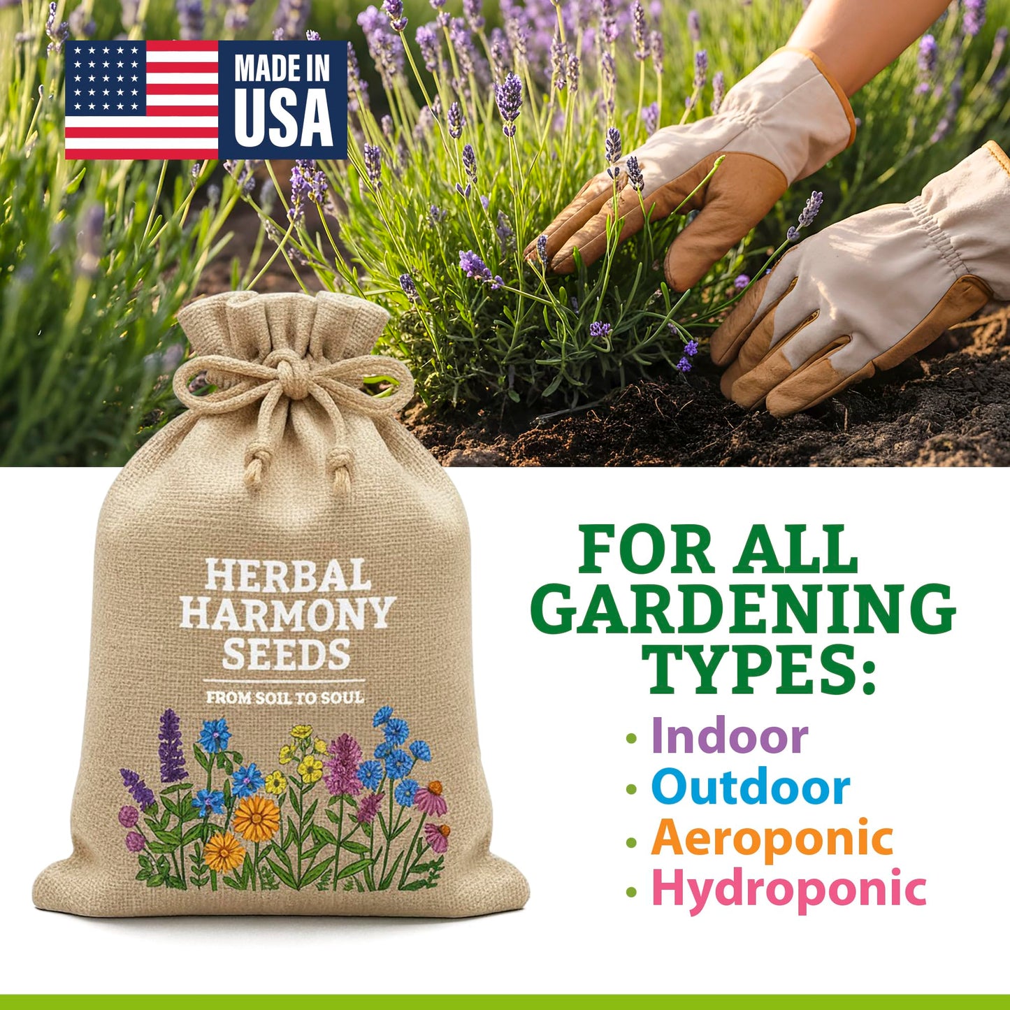Medicinal Herb Seeds Variety Pack – 39 Heirloom Non-GMO Apothecary Seed Kit, Herbal Medicine & Tea Garden, Made in USA