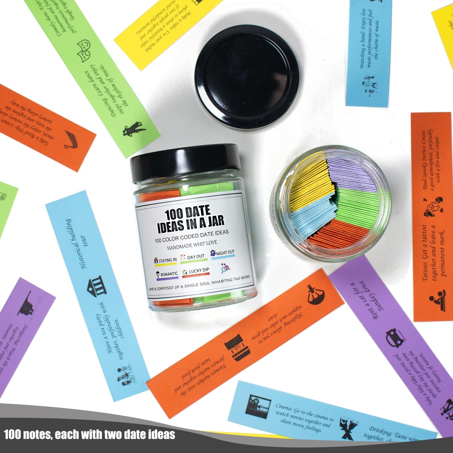 200 Date Ideas In A Jar,Date Night Ideas,Date Night games,Valentines Day Gifts For Him Her,Bridal Shower Gift,Registry Wedding Gifts.Anniversary,Newlyweds Couples Gifts