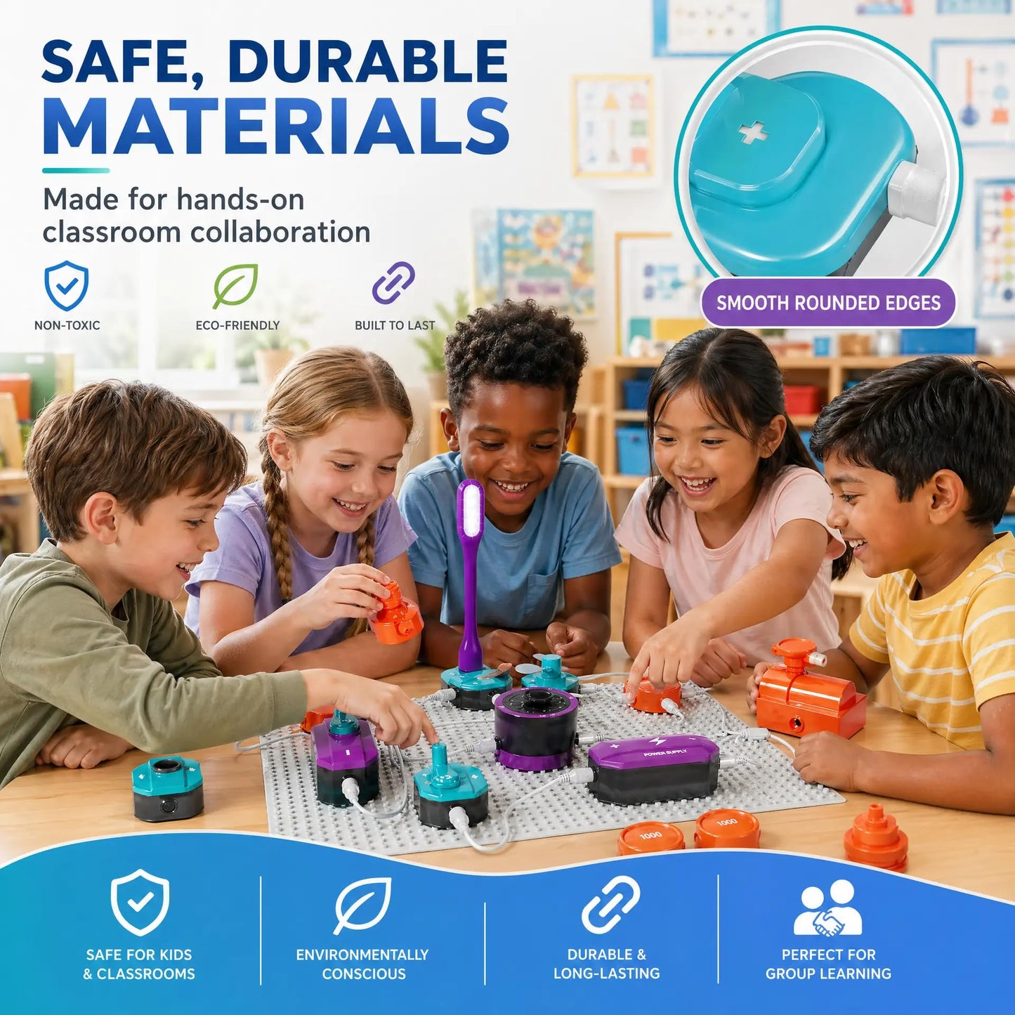 STEM Science Kits for Kids, Electronics Exploration Kit for Kids, 450+ Projects, 45 Parts Circuit Kit, Educational STEM Toys Christmas Birthday Gift for Kids Boys Girls Ages 5 6 7 8 9 10 11 12