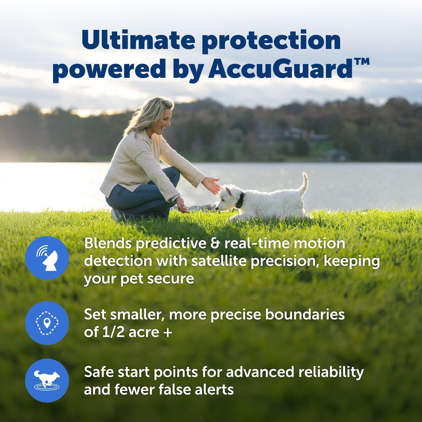 PetSafe Guardian GPS 2.0 Dog Fence + Tracking - Wireless GPS Dog Fence - Real-Time Tracking - Custom Boundaries System - Waterproof Collar - Comfortable Fit