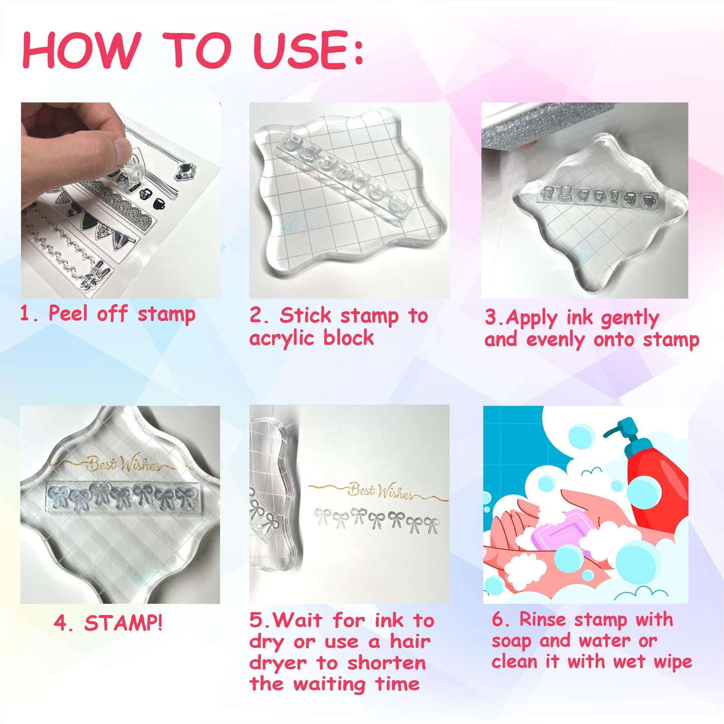 Card Making Supplies, Card Making Kit For Adults And Kids, 32 Blank Greeting Cards & Envelopes With Reusable Stamps DIY Greeting Card Set - Thank You Birthday Mother's Day Christmas Congradulation