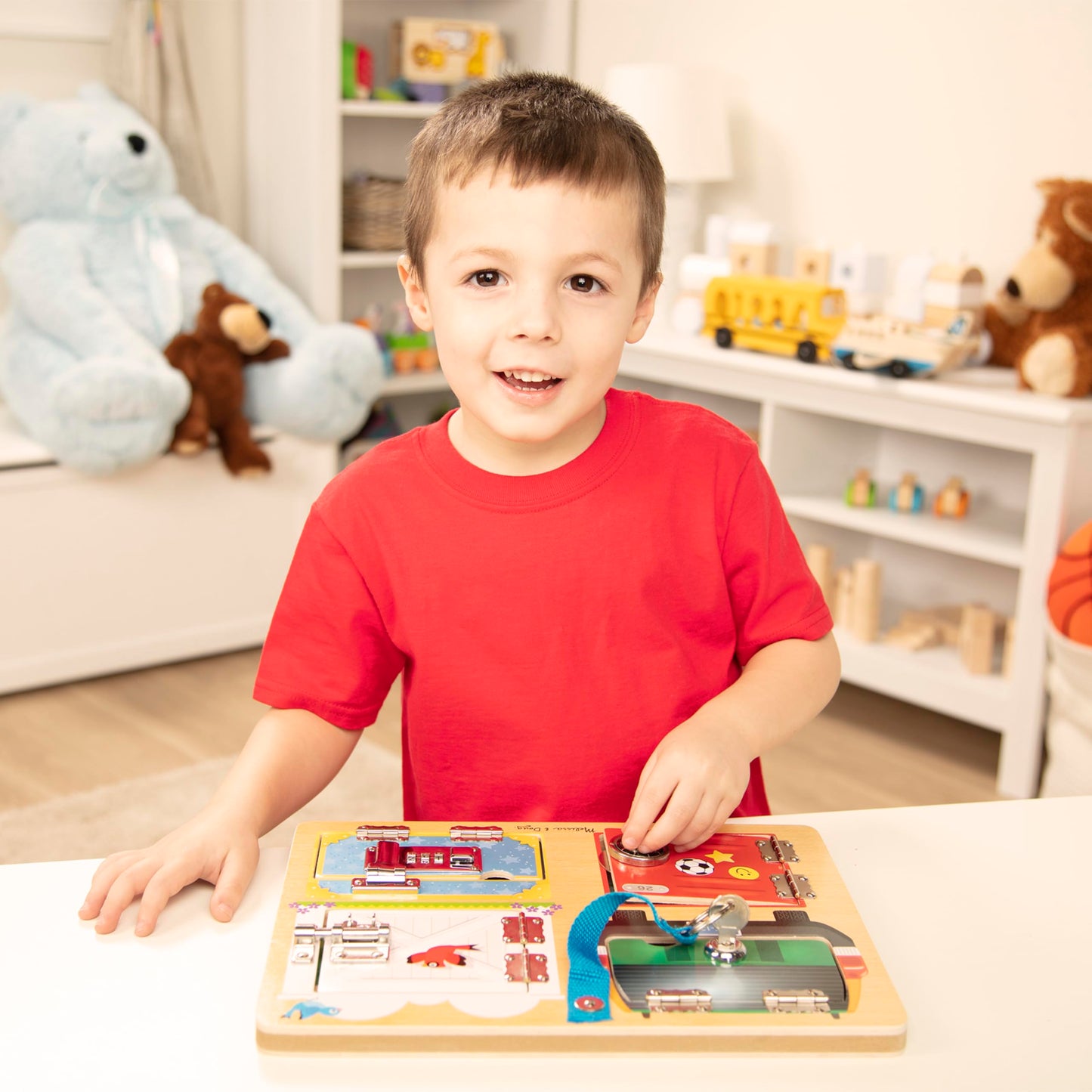 Melissa & Doug Locks and Latches Board Wooden Educational Toy