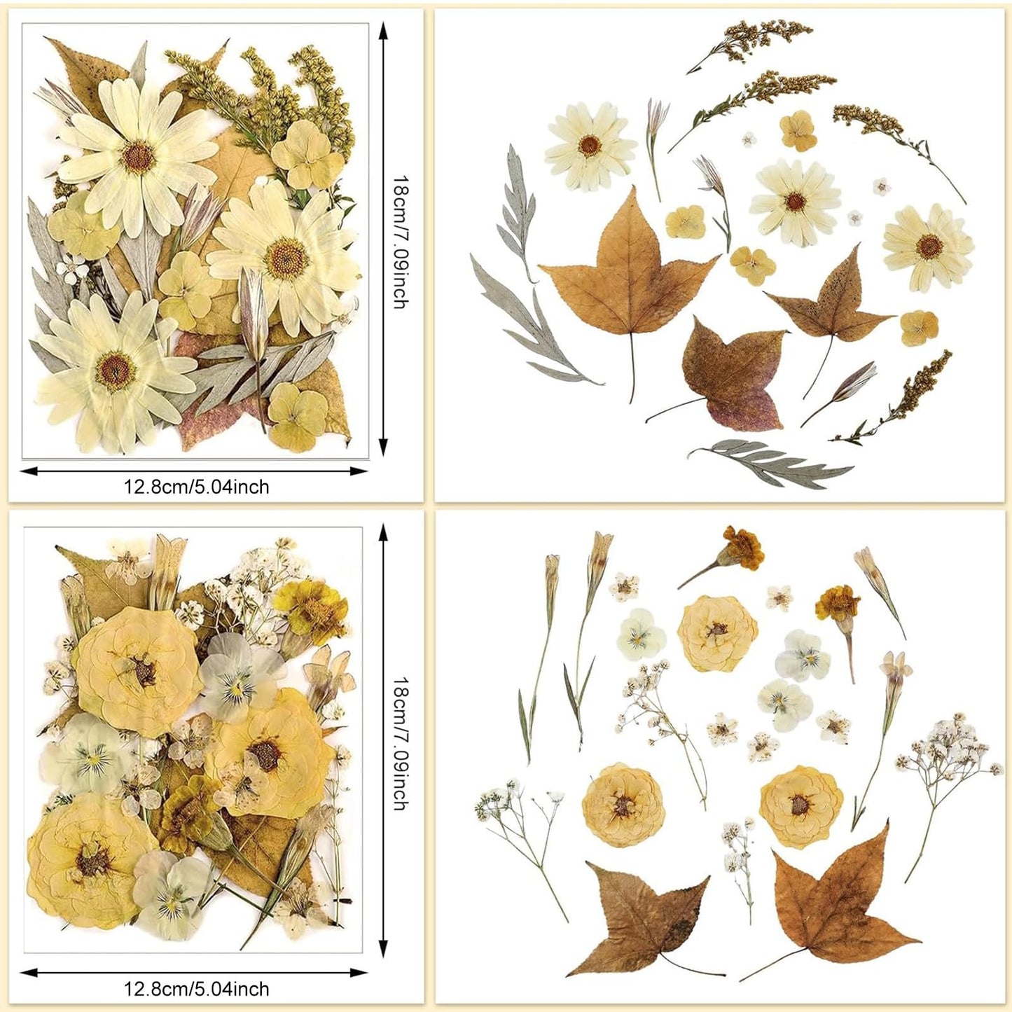 Nuanchu Dried Pressed Flowers for Soap Making Dried Flower Resin Crafts Vintage Pressed Wildflowers Leave with Tweezer for Mother's Day Craft Resin Mold Bride Scrapbook Supplies Nail Soap Wedding DIY