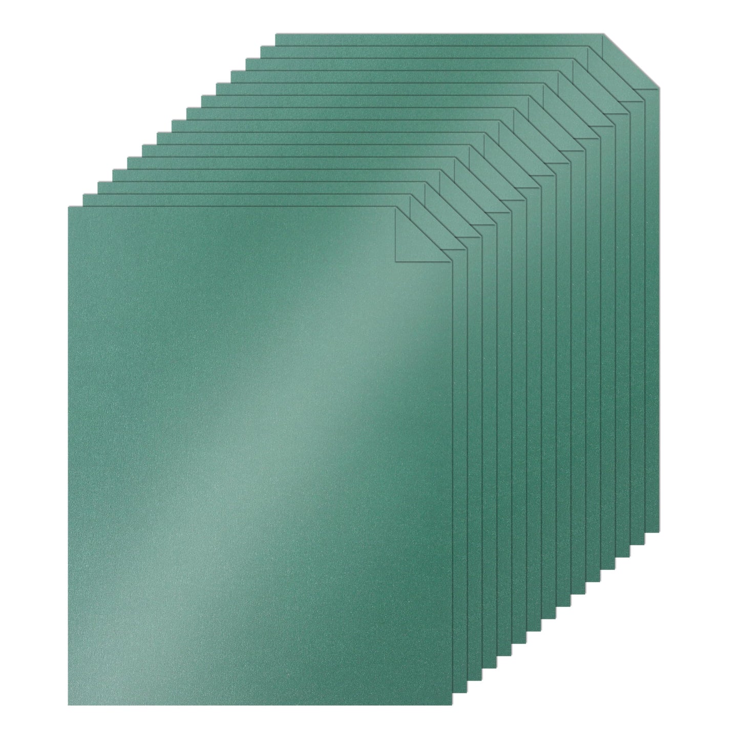 Silunkia 100 Sheets Christmas Green Shimmer Cardstock 8.5 x 11 Craft Paper, 75lb Premium Paper Card Stock for DIY Card Making, Greeting Cards, Invitations, Birthday Decorations