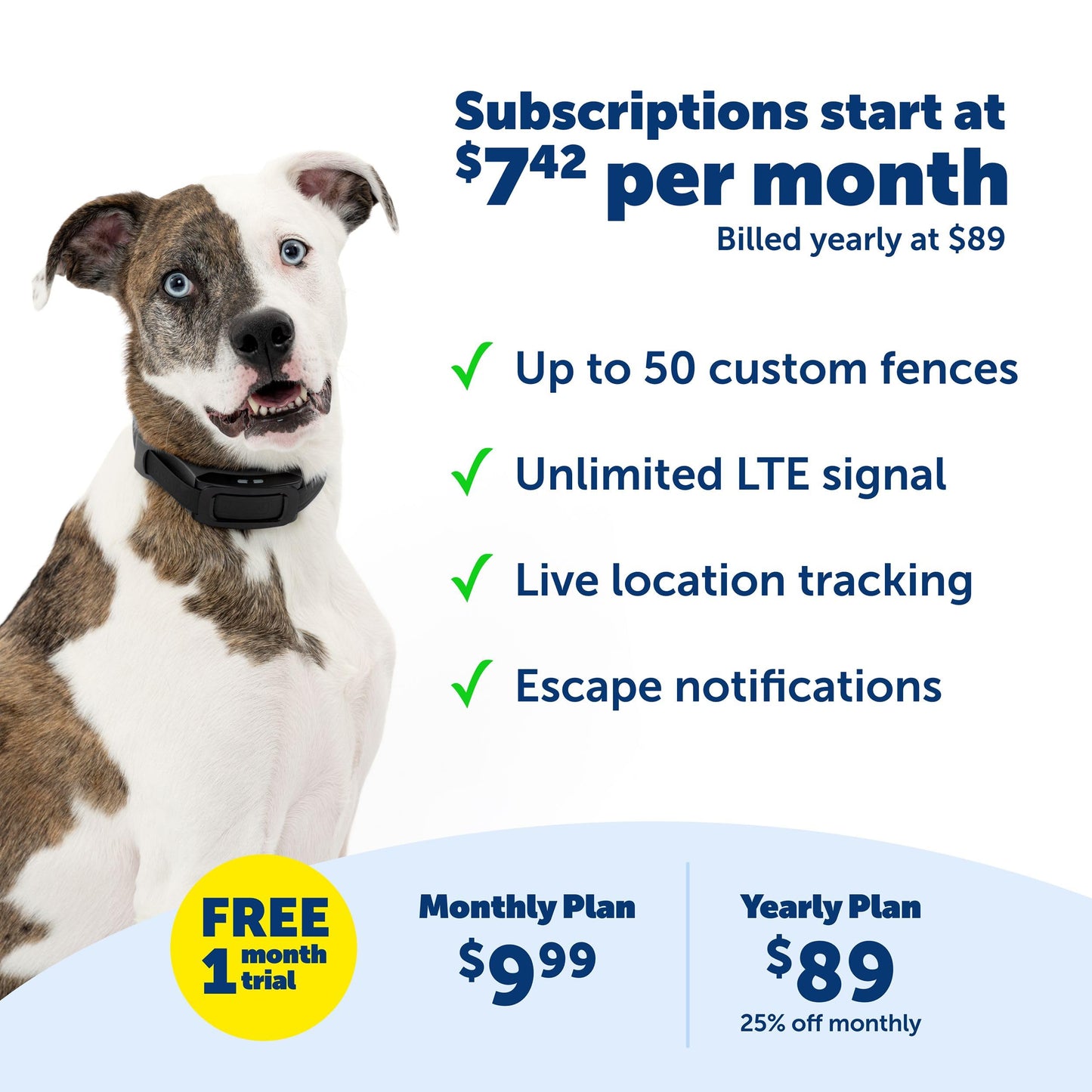 PetSafe Guardian GPS 2.0 Dog Fence + Tracking - Wireless GPS Dog Fence - Real-Time Tracking - Custom Boundaries System - Waterproof Collar - Comfortable Fit