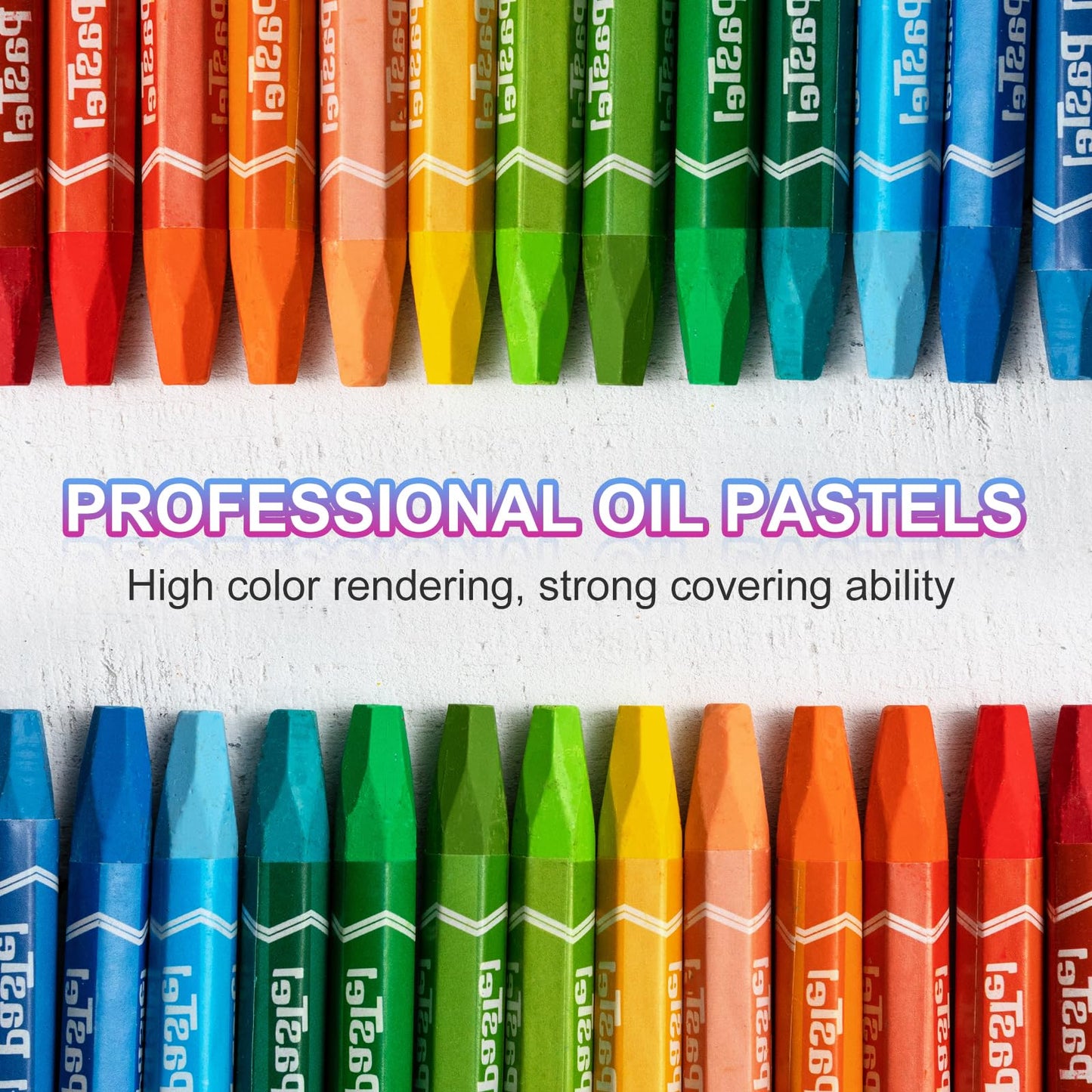 PATIKIL Ultramarine Oil Pastels, 36Pcs Soft Oil Crayons Pastels Stick Vibrant and Creamy Art Supplies Bulk for Artists Beginners Art Painting Drawing Blending Graffiti Gallery