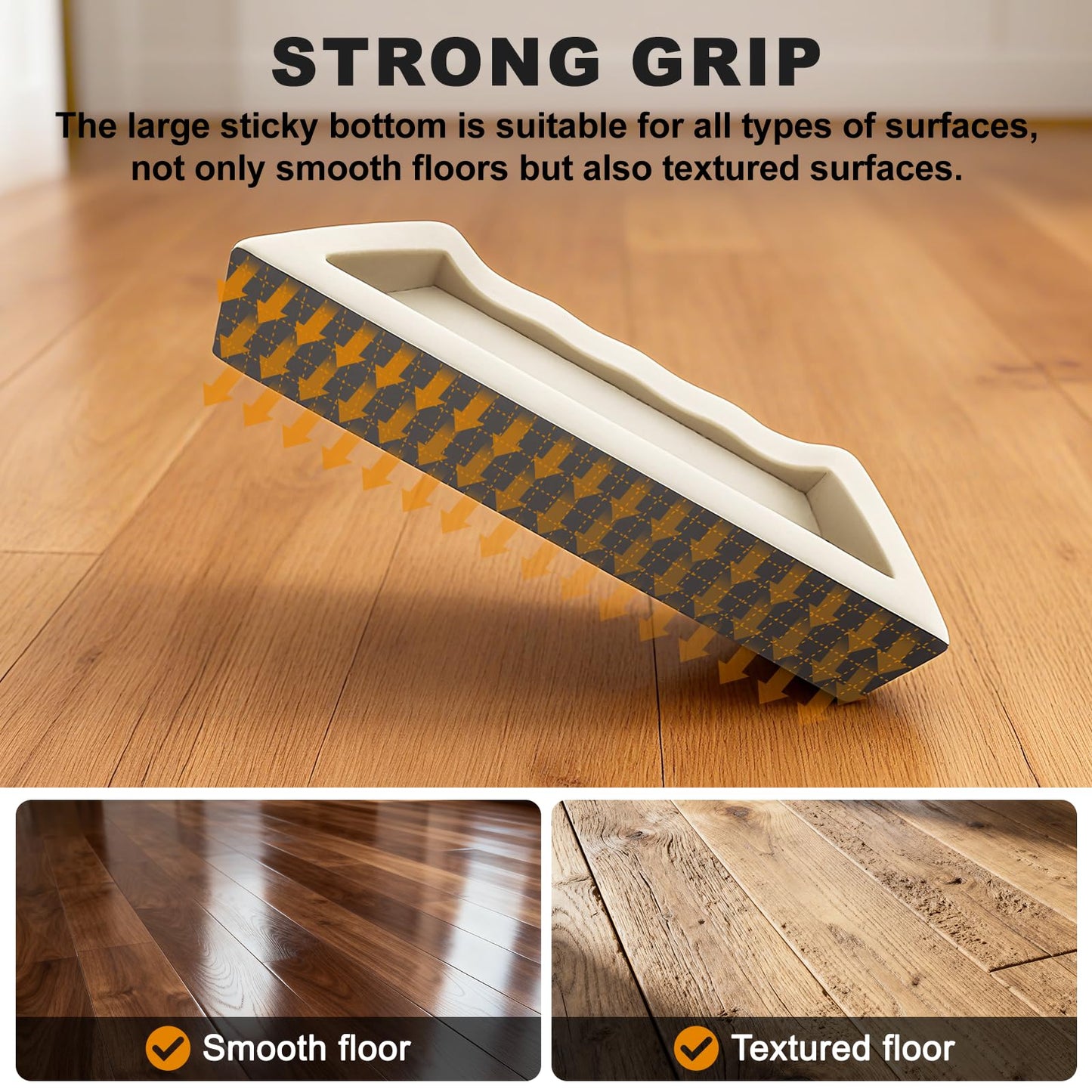 Floor Gap Fixer Tool Kit – Heavy-Duty Plank Grabber & Washable Adhesive Pad for Laminate, Vinyl, and Hardwood Flooring Repair (Only Plank Grabber)