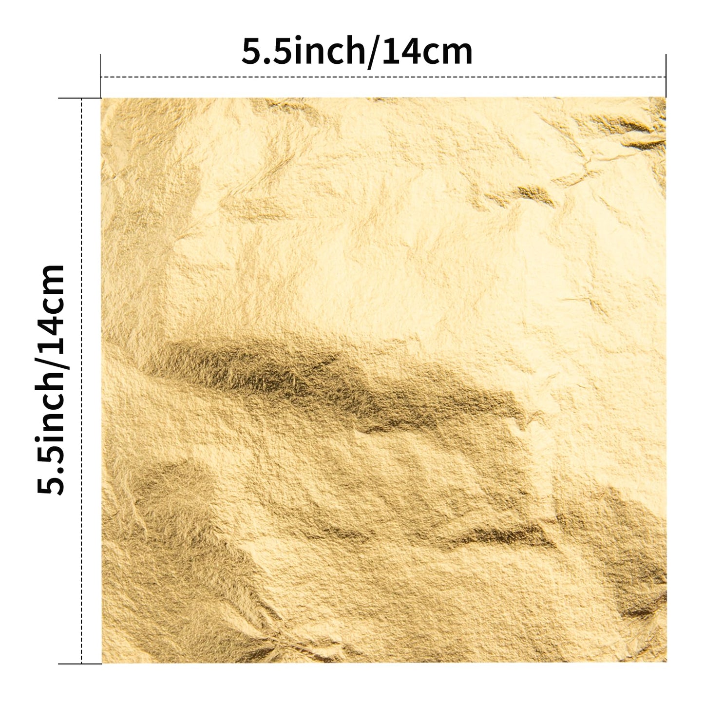 300pcs Imitation Gold Leaf Sheets for Art, Gilding Crafting, Painting, Furniture Decoration, Jewelry Making (5.5" x 5.5" Gold, Silver and Rose Gold )