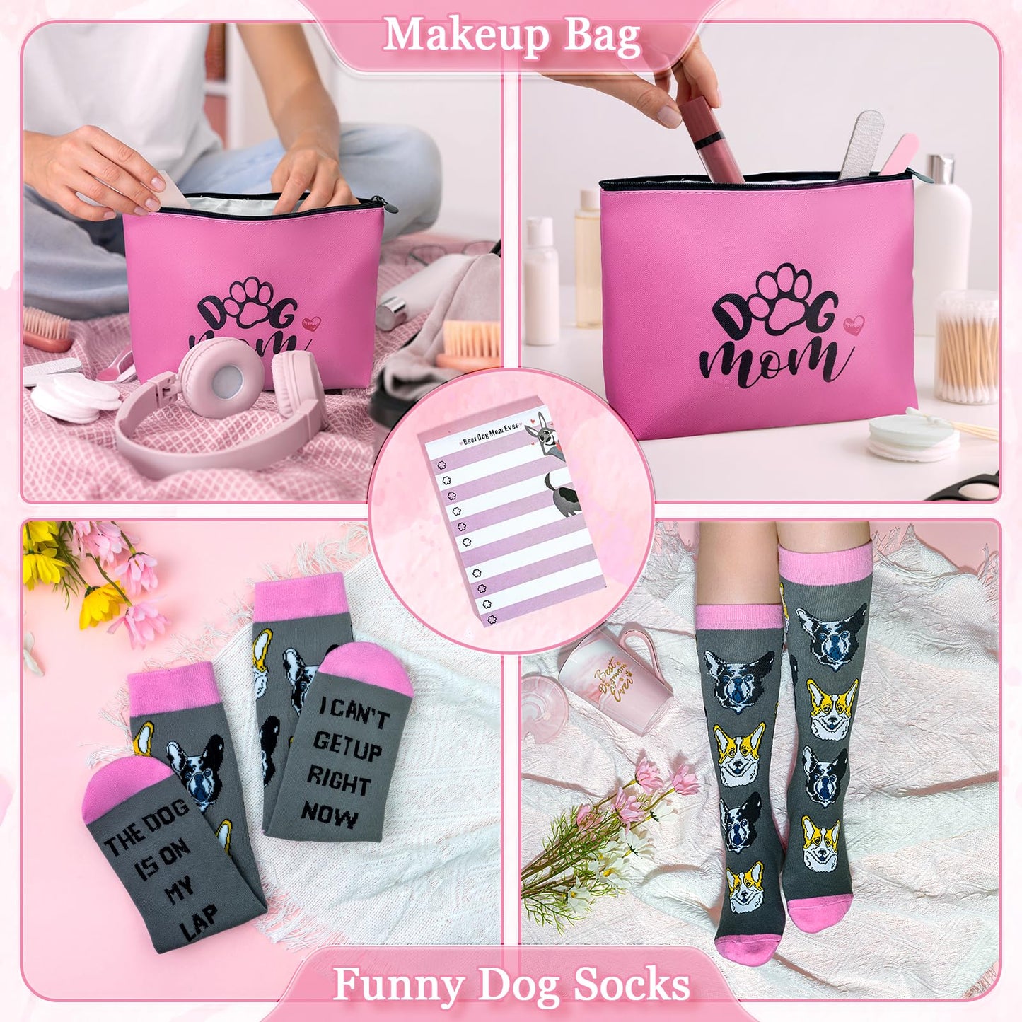 Dog Mom Gifts for Women, Dog Lovers Gifts for Dog Lovers Women, Dog Themed Gift Basket, Birthday Gifts for Women, Mom, Sister, Wife, Unique Gifts for Women, Mothers Day Gift Basket