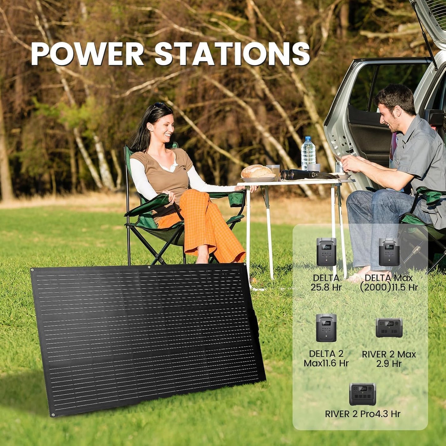800 WattFlexible Solar Panel,2pcs 400 Watt Monocrystalline Solar Panel kit 10BB High Efficiency Module PV Power for 12-36V Battery Charging Car Battery Camper