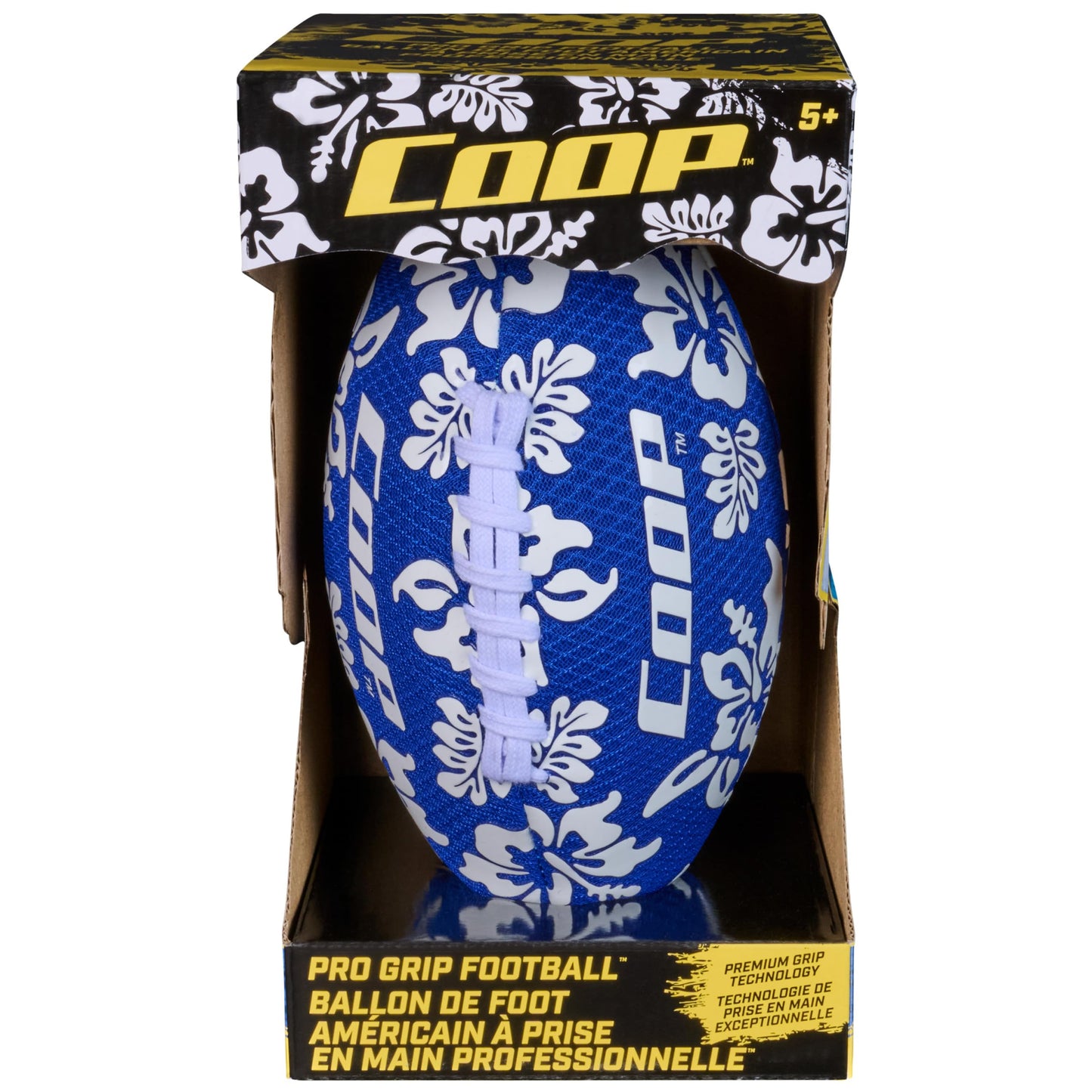 SwimWays Coop Pro Grip Football, Waterproof Football, Outdoor Games for Adults and Kids, Sports Equipment, Pool Party Games and Toys, Blue, 9.25”