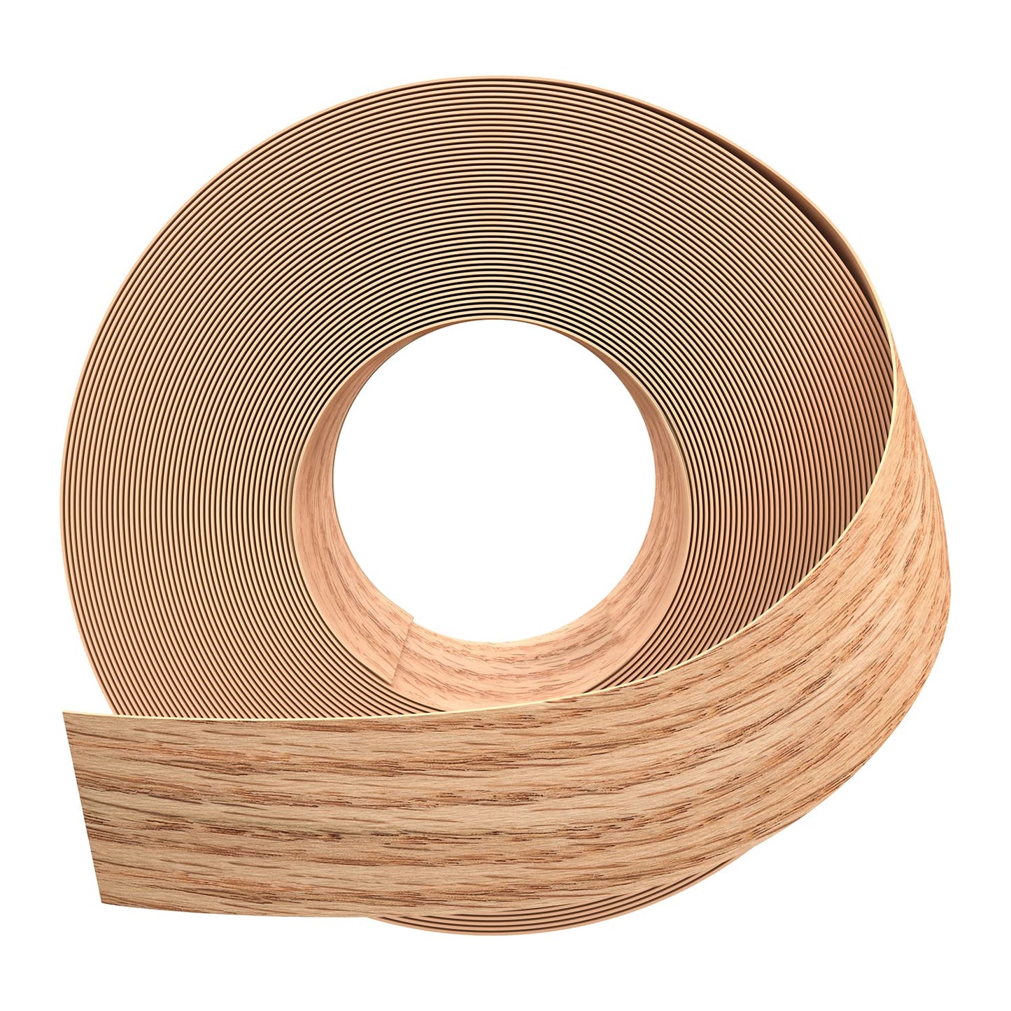 GSCIT Club Red Oak Edge Banding, 2 inch x 25ft roll of Veneer Edge Banding Pre-glued Flexible, Wood Tape Banding for Cabinet Repair Furniture Plywood