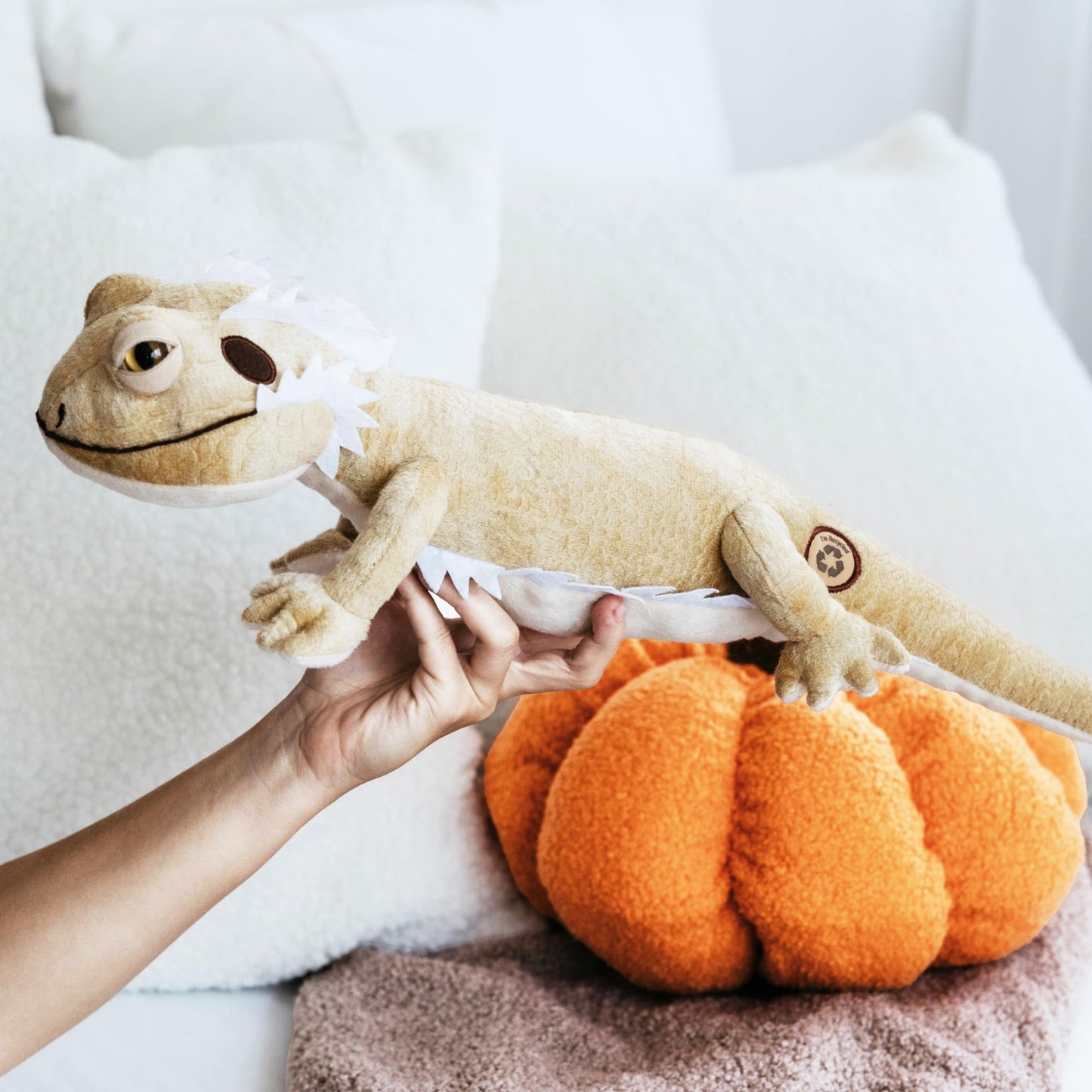 The Petting Zoo Bearded Dragon Stuffed Animal, Gifts for Kids, Wild Onez Zoo Animals, Bearded Dragon Plush Toy 24 inches
