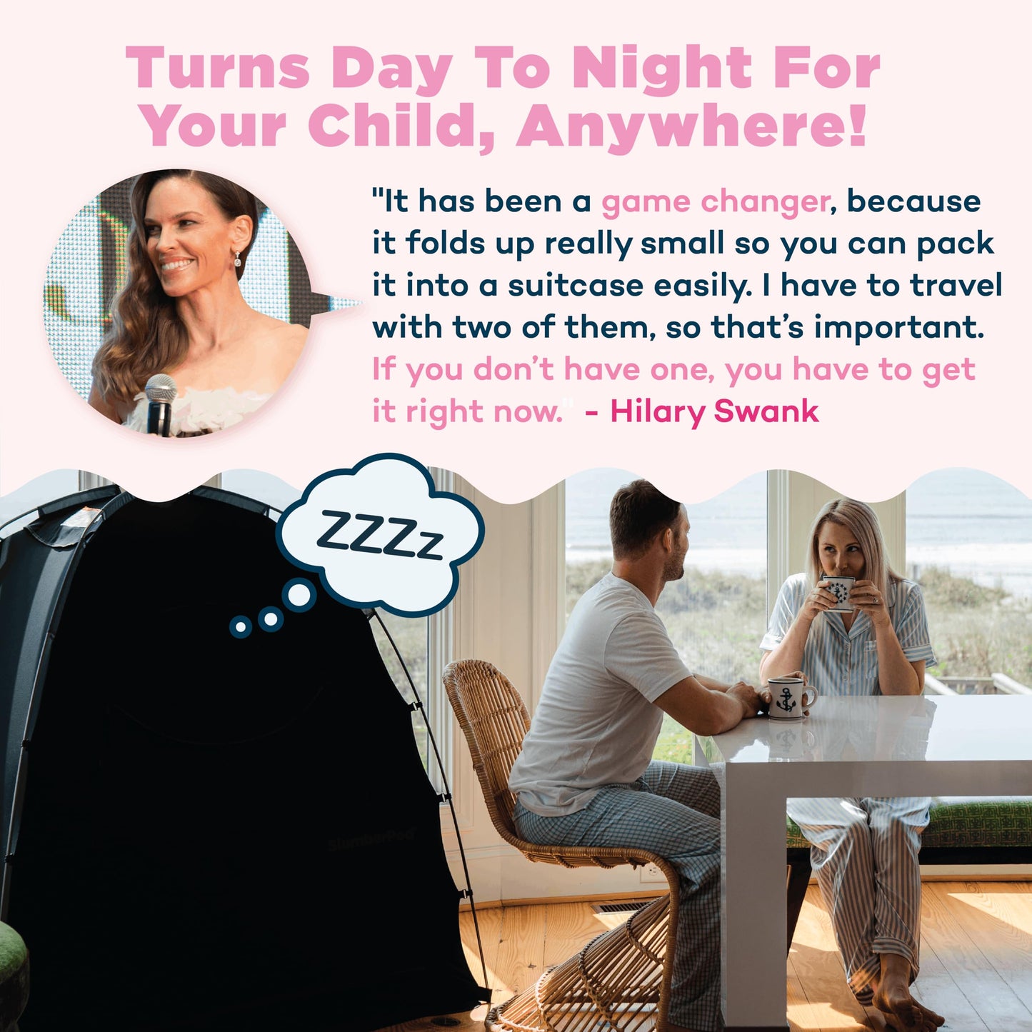 SlumberPod with Fan The Original Blackout Sleep Tent Travel Essential for Baby and Toddlers, Mini Crib and Pack n Play Cover, Sleep Pod with Monitor Pouch and Fan Pouch, Blocks 95%+ Light, Black