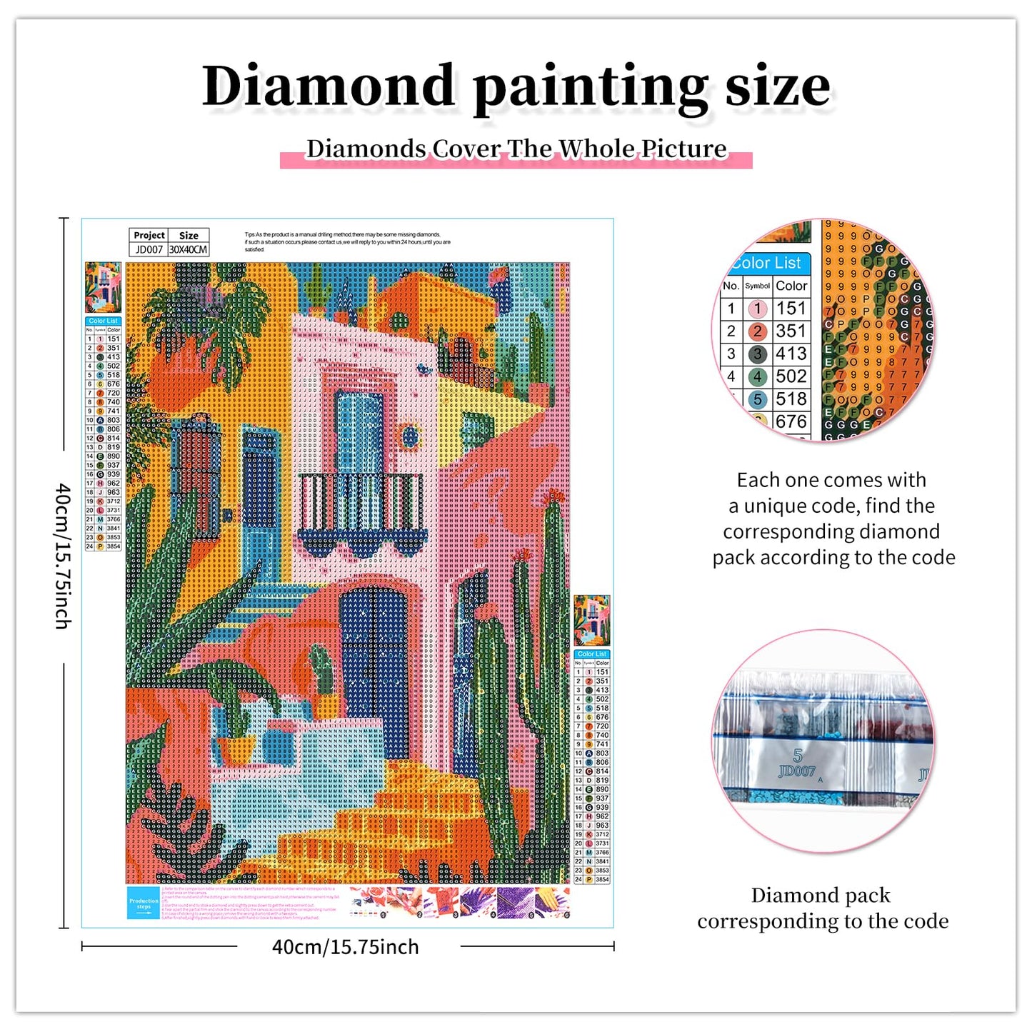 FFPTBNYX 12 Pack Diamond Art Kits for Adults 5D Diamond Painting Kits for Beginners DIY Full Drill Round Diamond Dots Gem Art Painting by Numbers Crafts Home Wall Decor Gifts 12x16 Inch